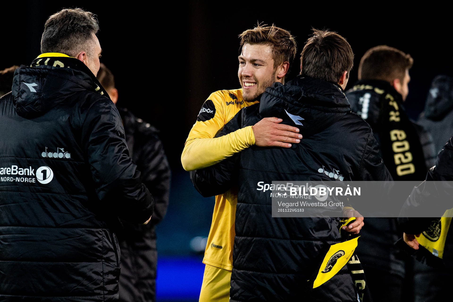 Fredrik André Bjørkan of Bodø/Glimt celebrates winning