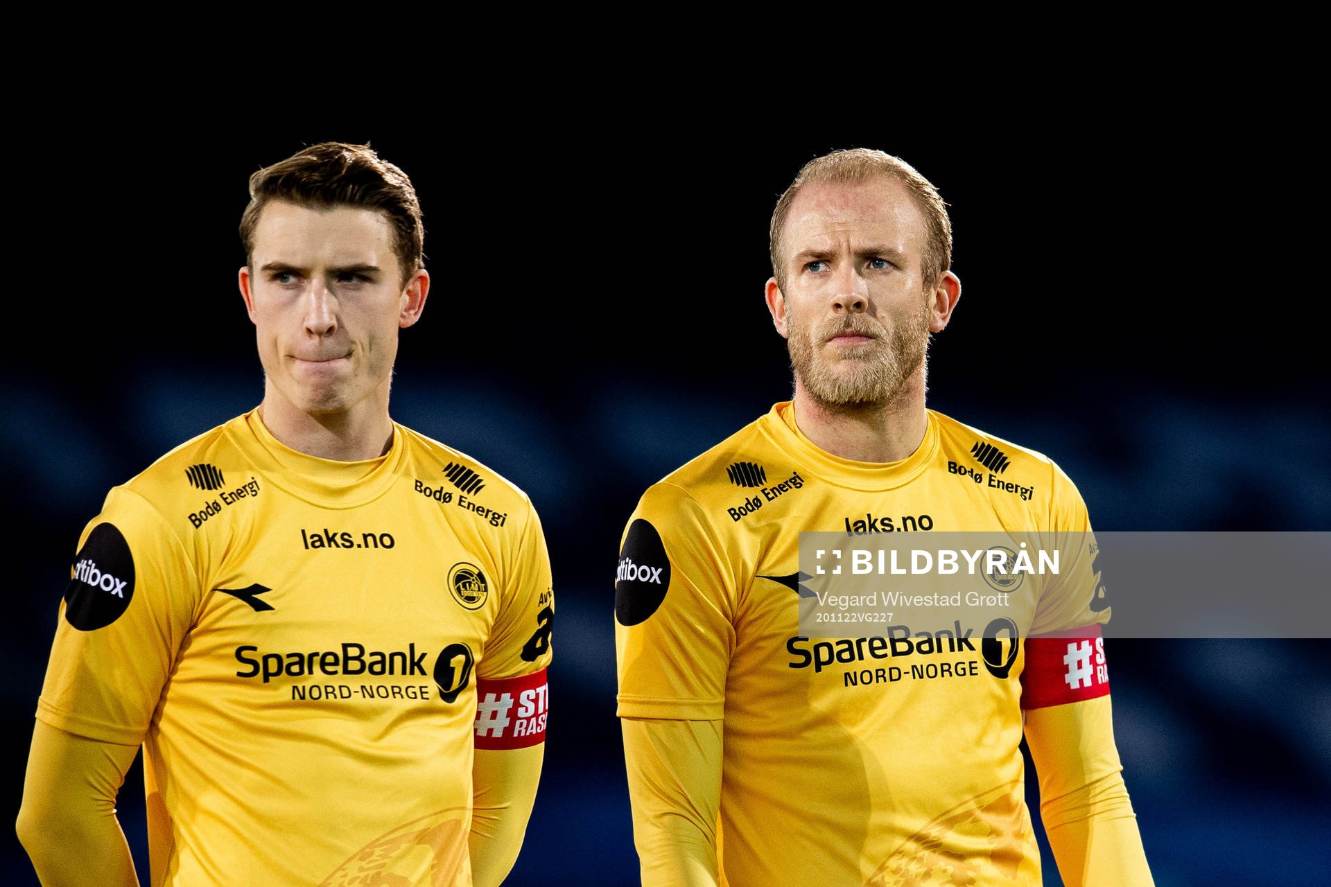 Marius Høibråten and Vegard Leikvoll Moberg of Bodø/Glimt