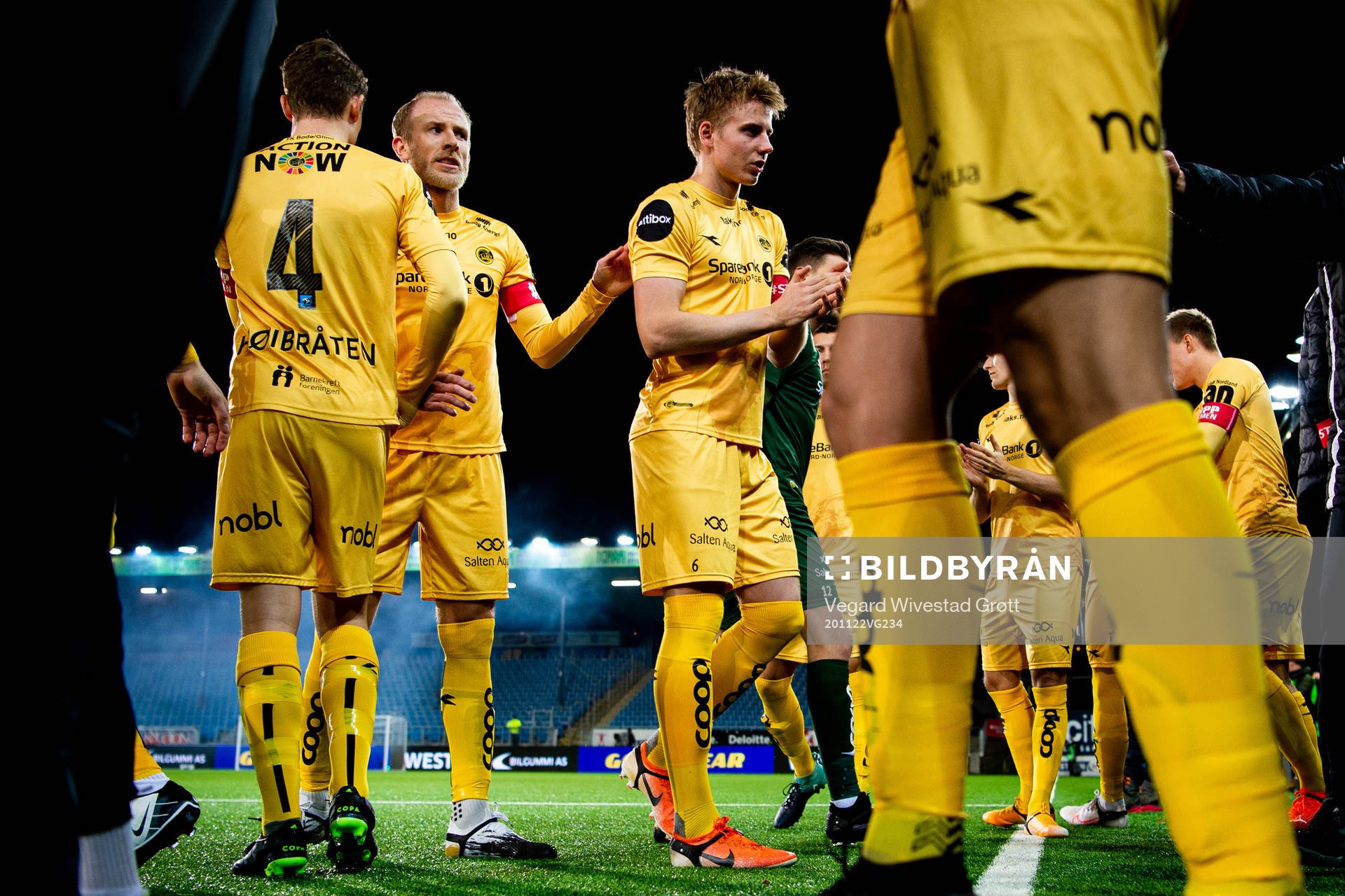 Vegard Leikvoll Moberg and Isak Amundsen of Bodø/Glimt