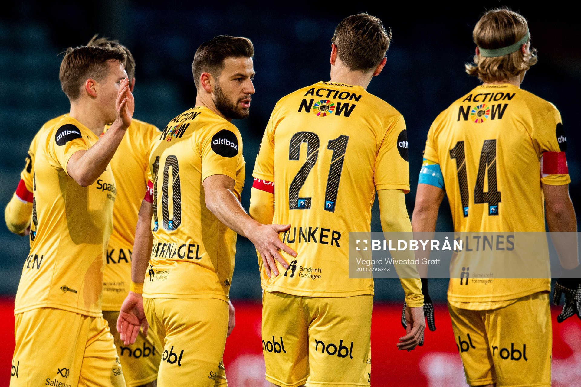 Philip Zinckernagel of Bodø/Glimt celebrates with