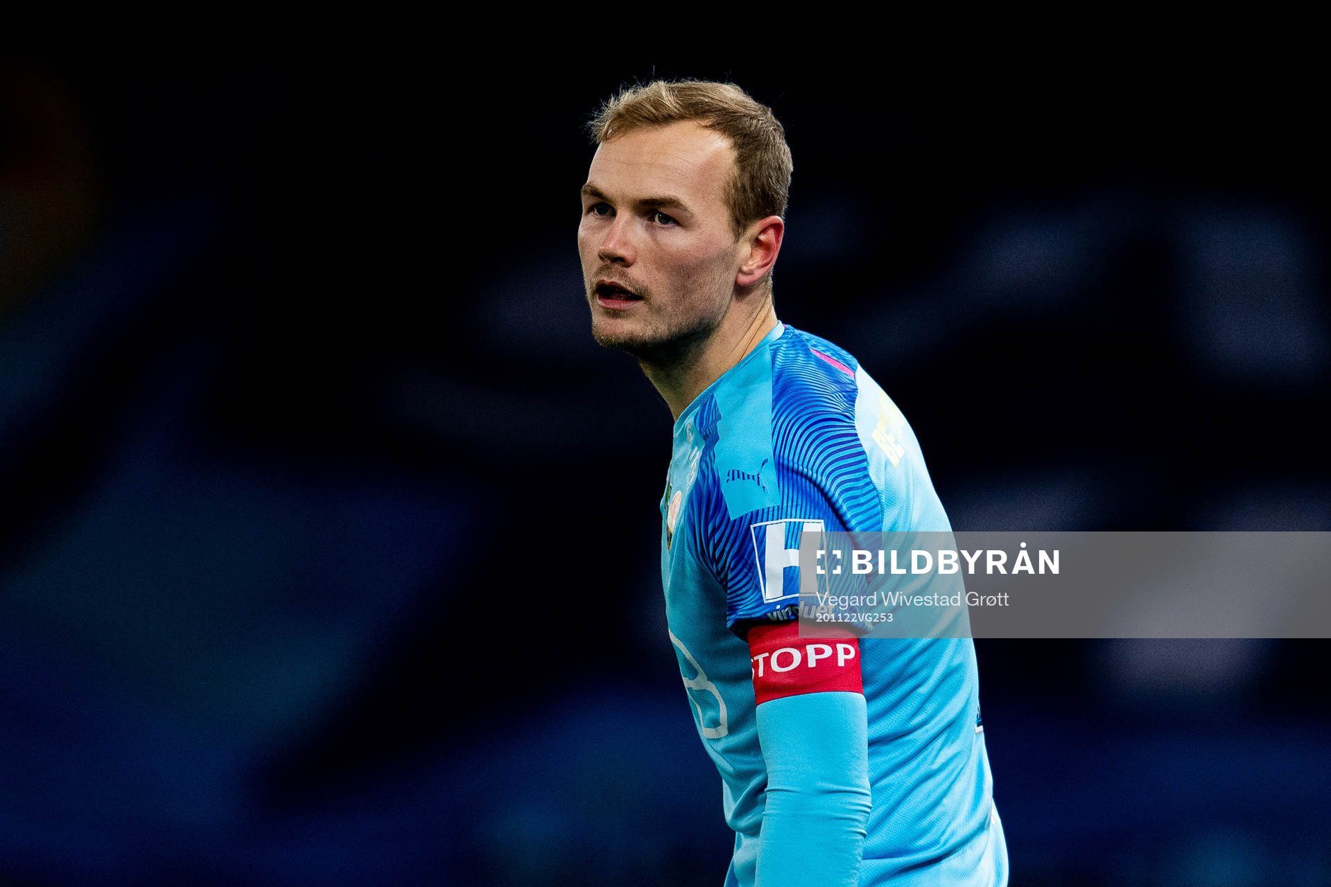 Goalkeeper Viljar Myhra of Strømsgodset