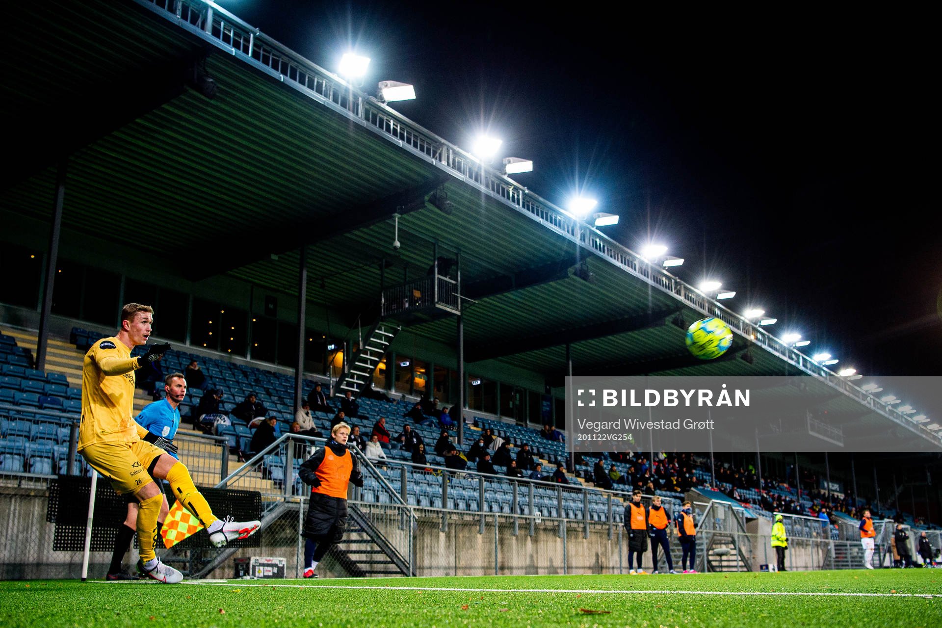 Ola Solbakken of Bodø/Glimt with a corner kick