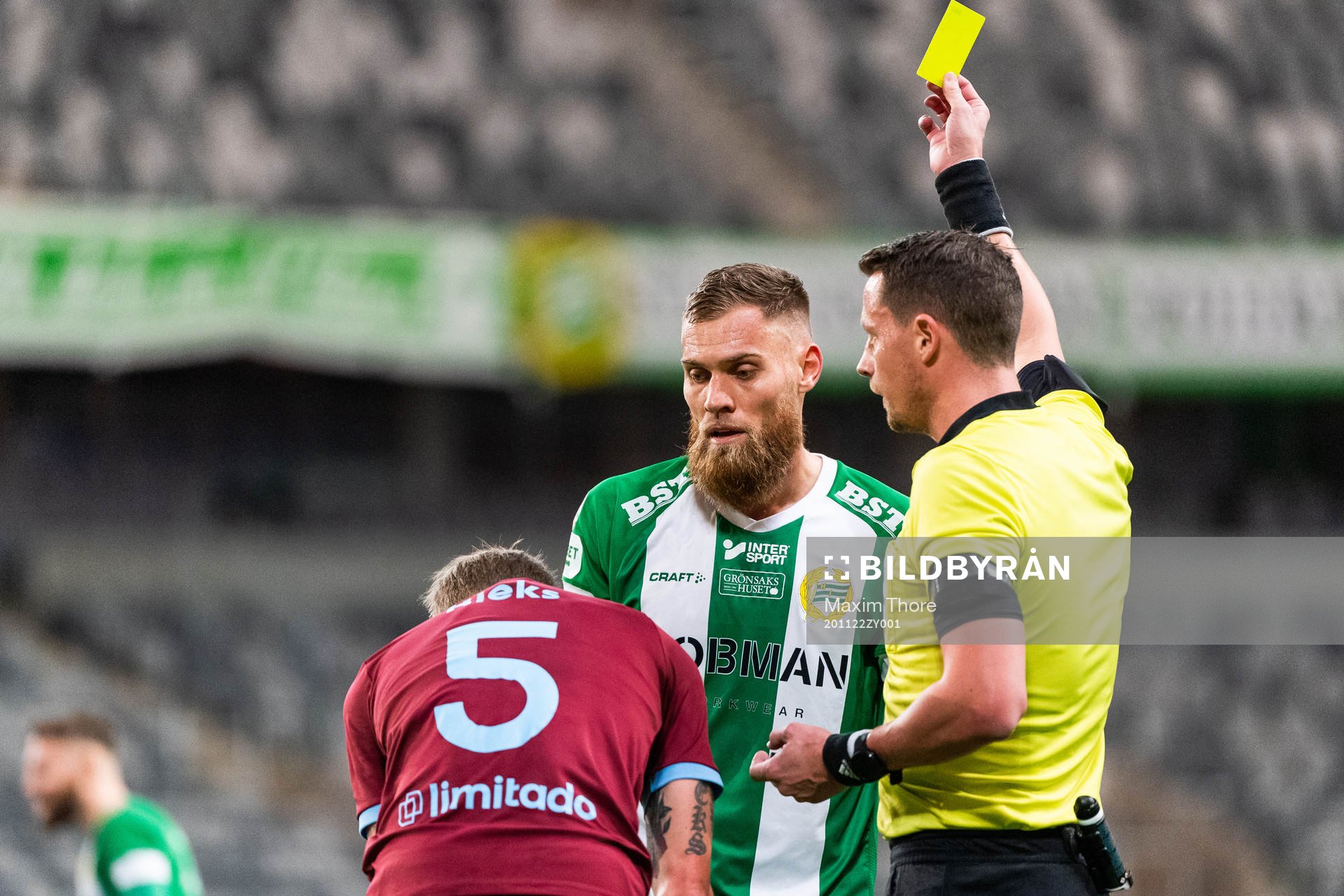 Malmö FFs Sören Rieks och Hammarbys David Fällman varnas