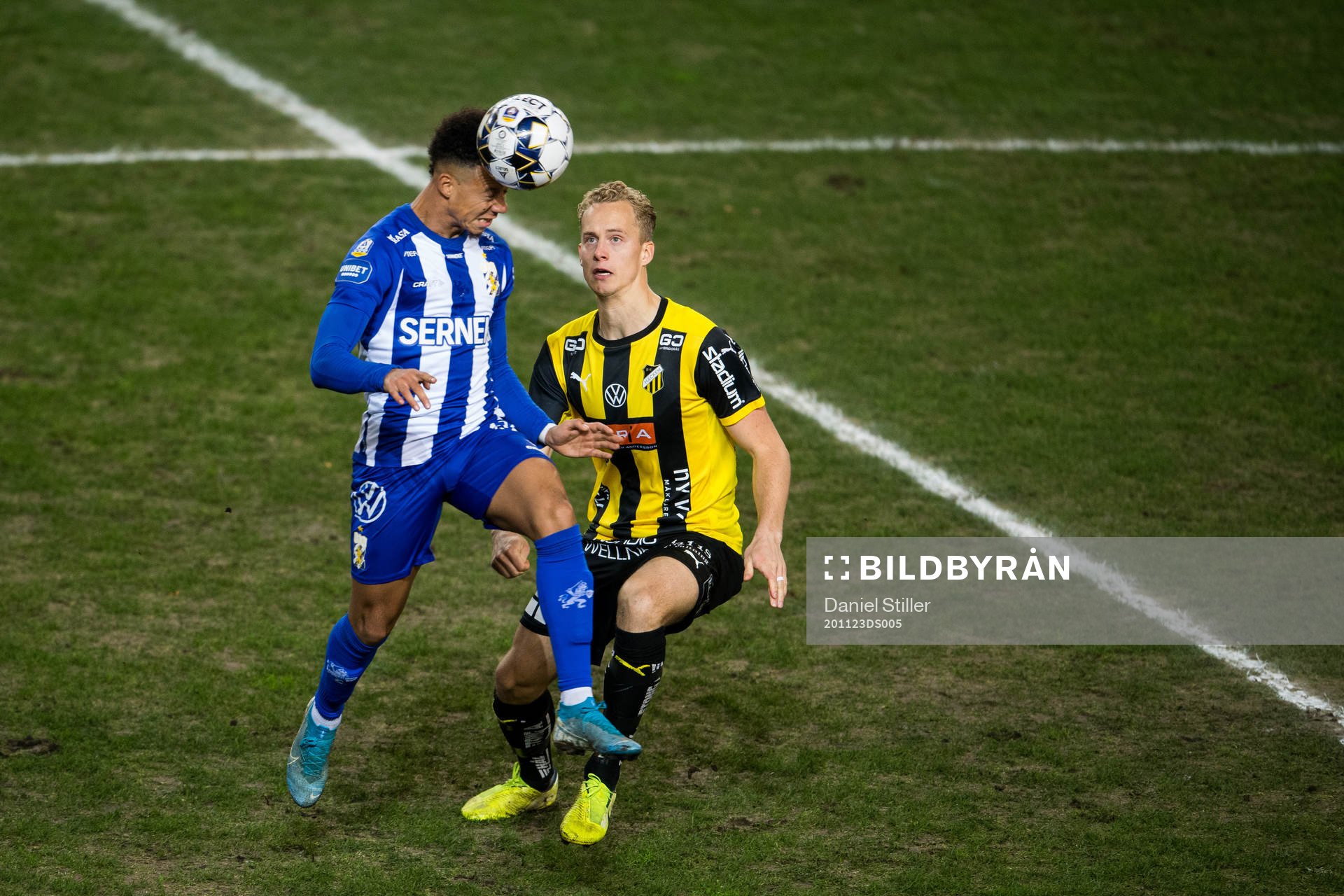IFK Göteborg Tobias Sana och Häckens Alexander Söderlund