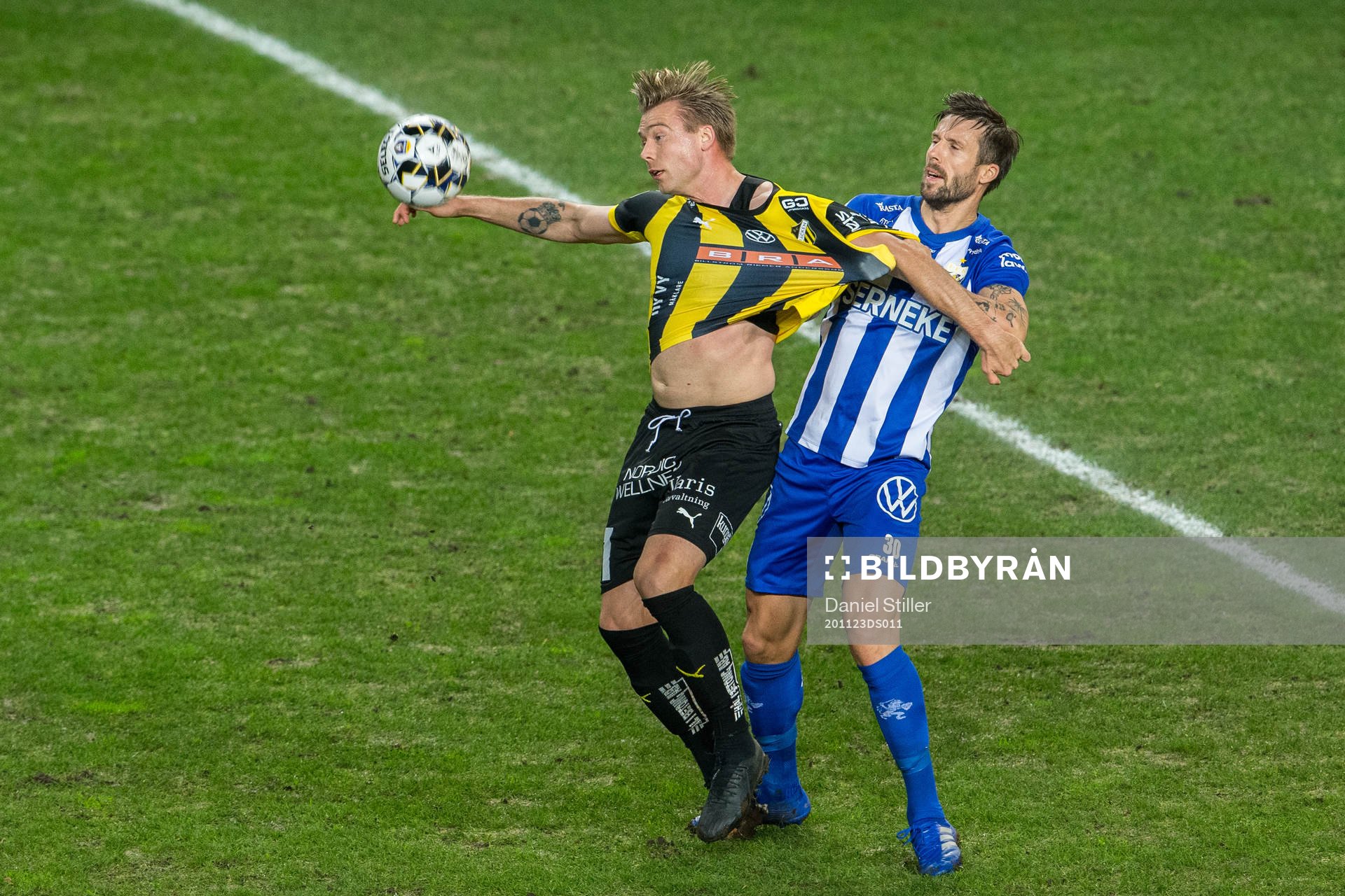 Häckens Alexander Söderlund och IFK Göteborg Mattias