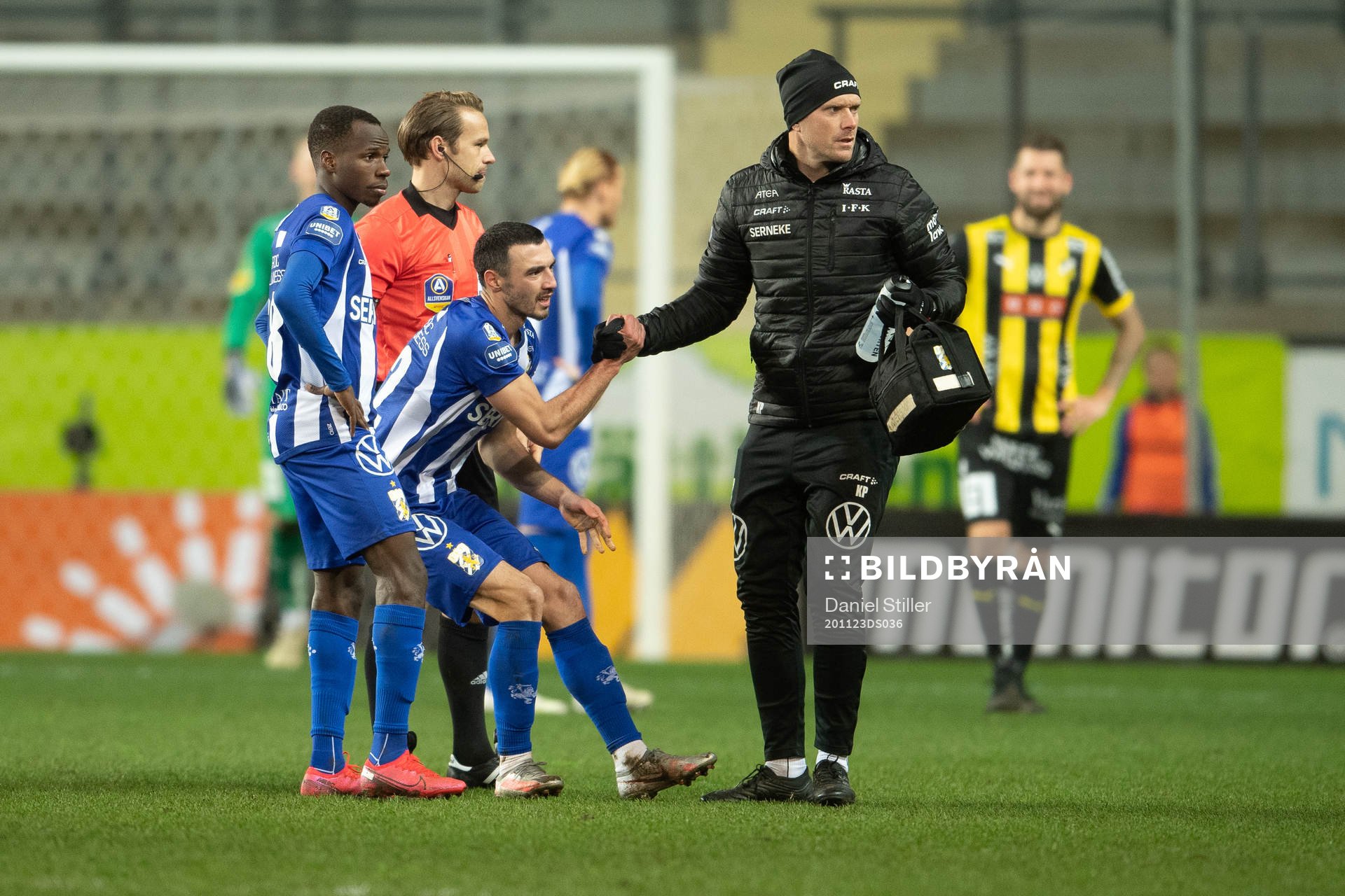 IFK Göteborg Giorgi Kharaishvili skadar sig och får utgå