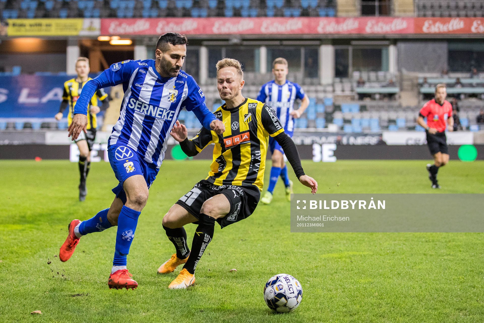 IFK Göteborg Sargon Abraham och Häckens Adam Andersson