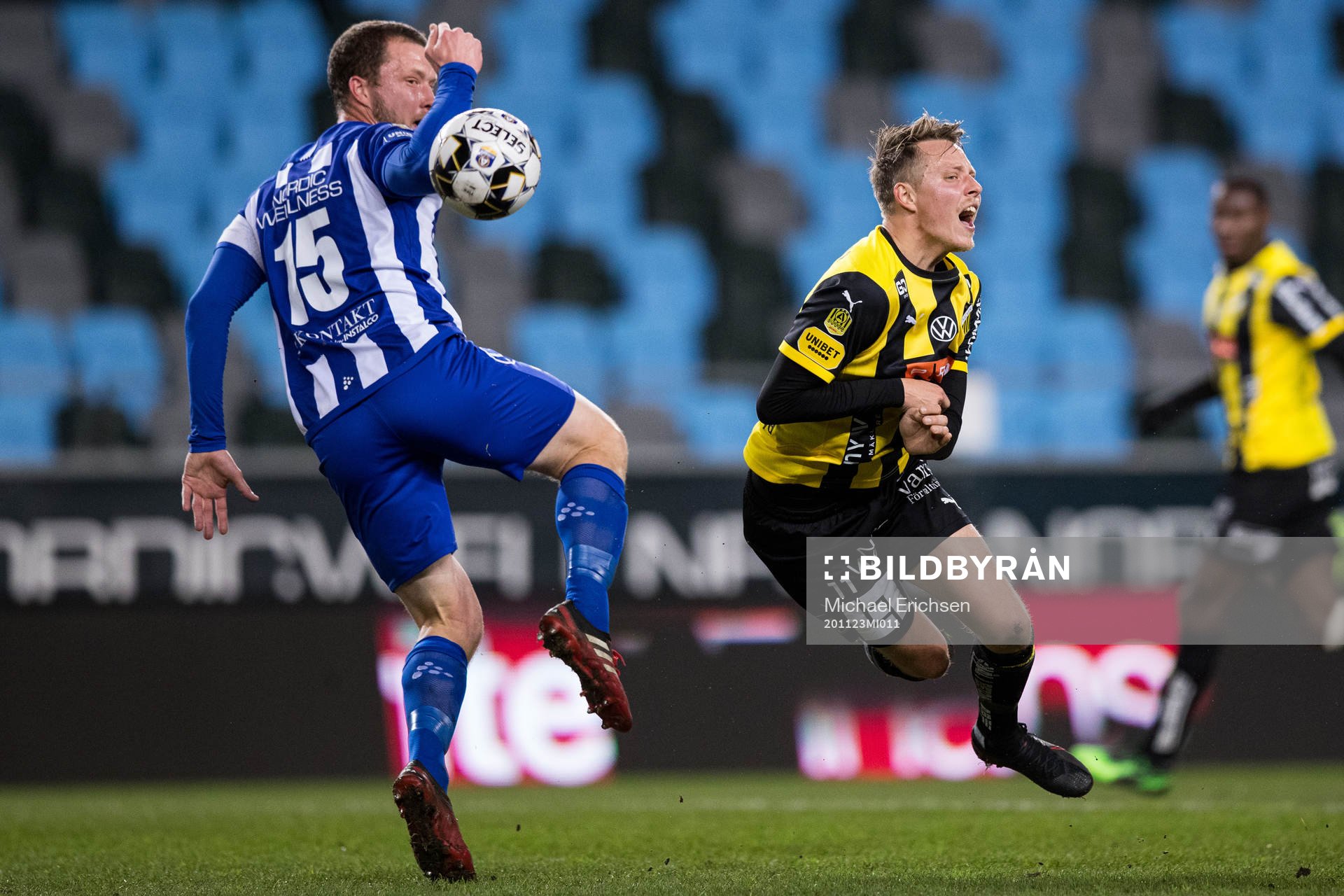 IFK Göteborg Jakob Johansson och Häckens Viktor Lundberg