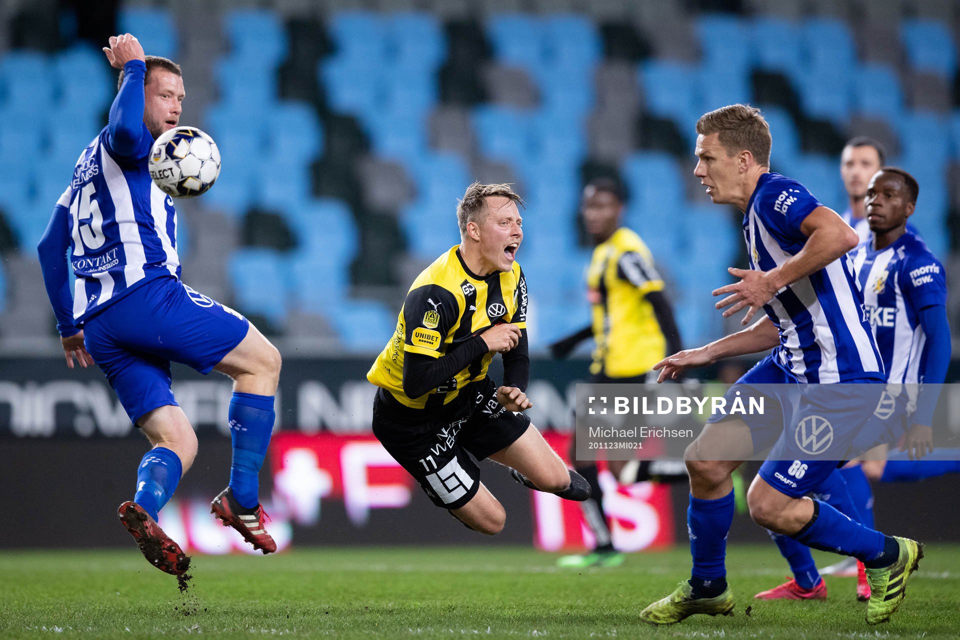 IFK Göteborg Jakob Johansson och Häckens Viktor Lundberg