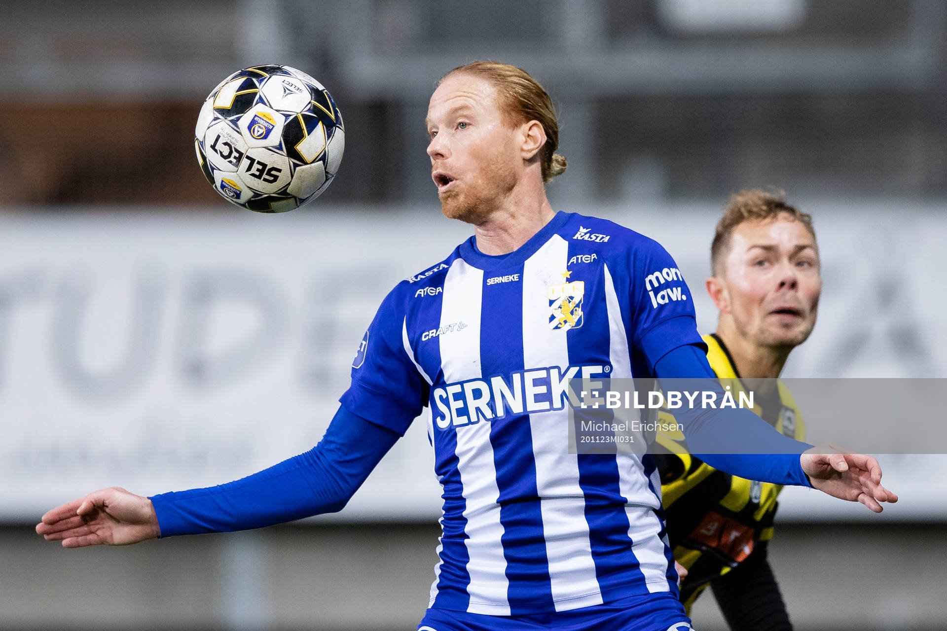 IFK Göteborg Alexander Farnerud och Häckens Adam Andersson