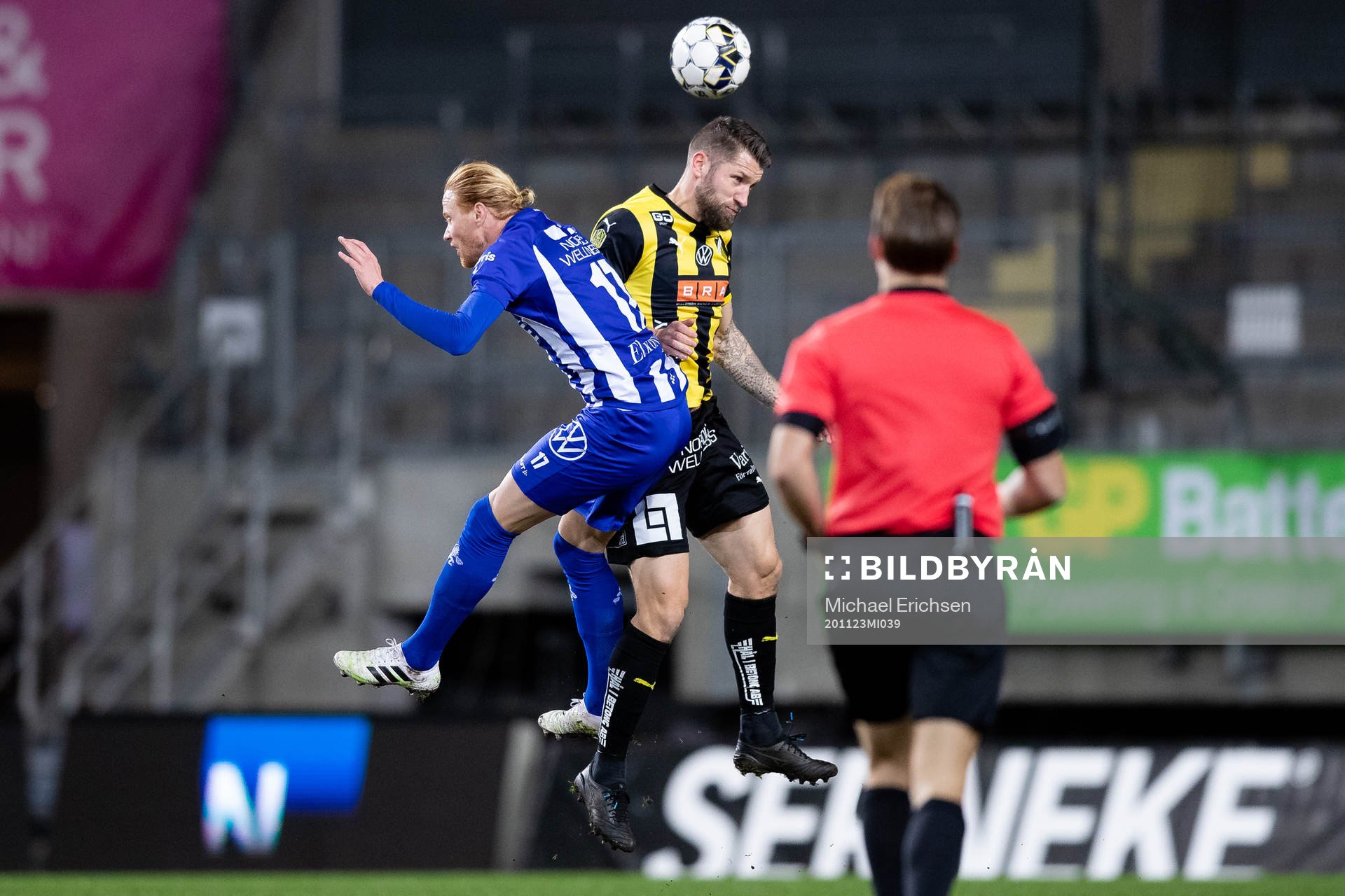 IFK Göteborg Alexander Farnerud och Häckens Joona Toivio