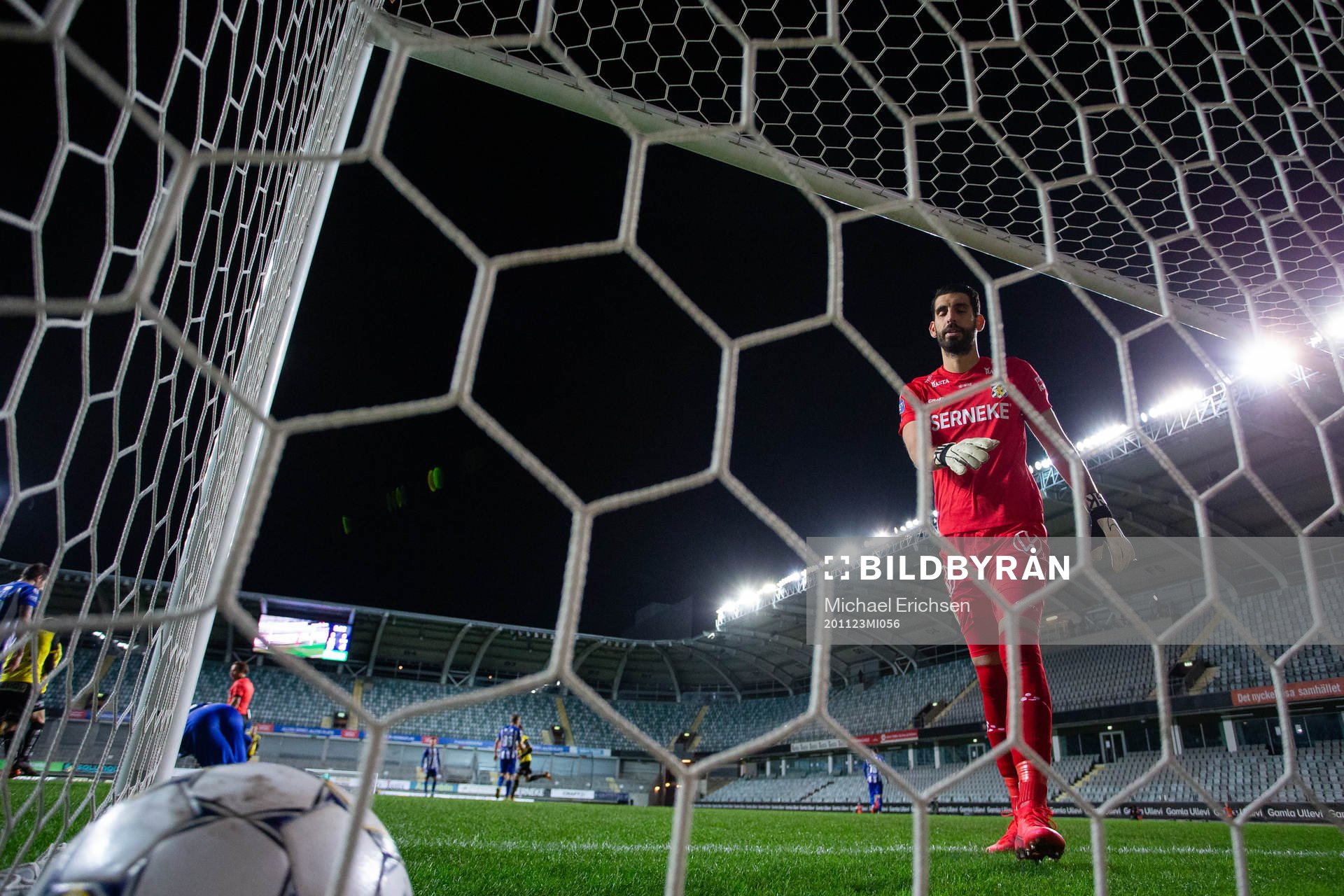 IFK Göteborg målvakt Ioannis Anestis deppar