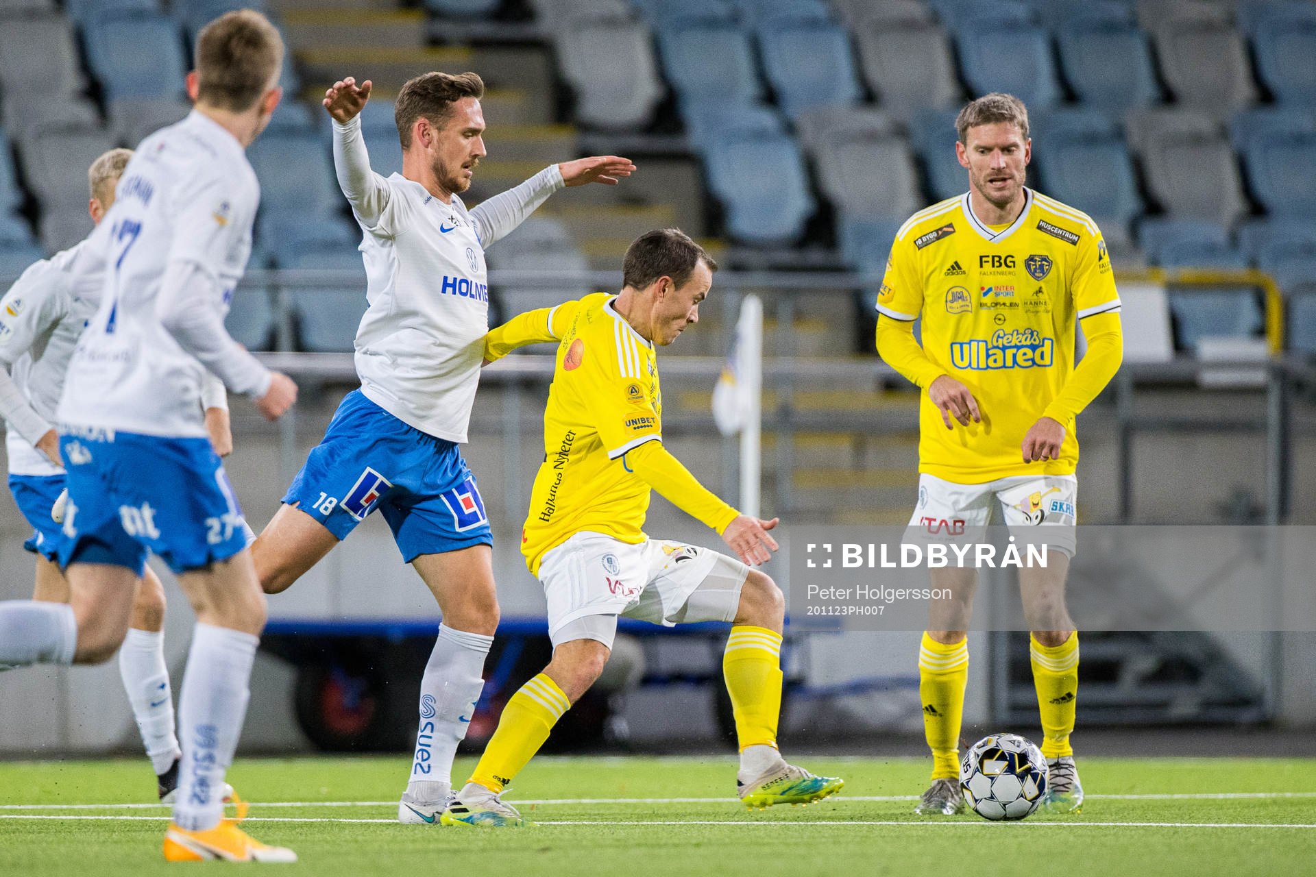 IFK Norrköpings Linus Wahlqvist och Falkenbergs Anton Wede