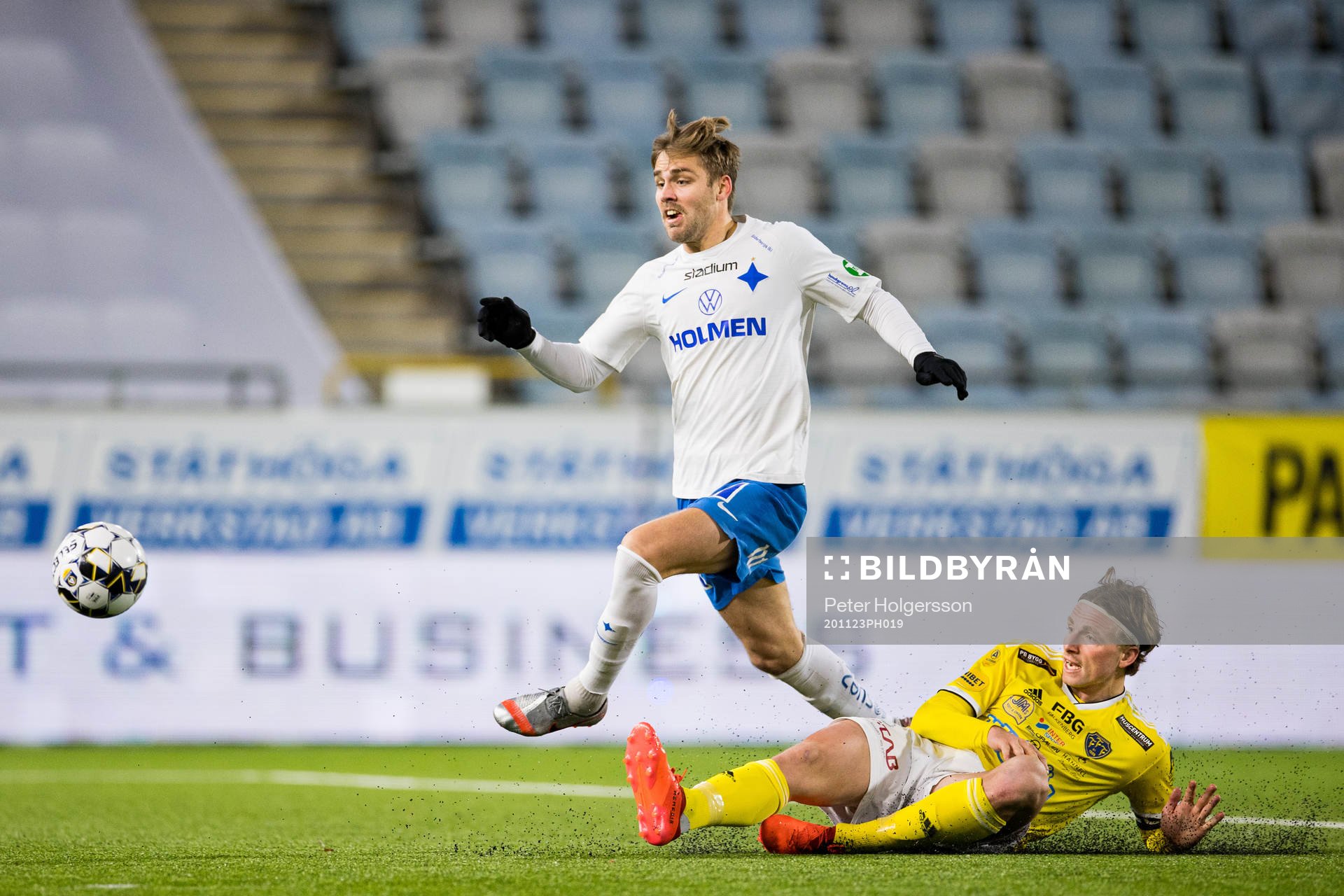 IFK Norrköpings Christoffer Nyman och Falkenbergs Carl