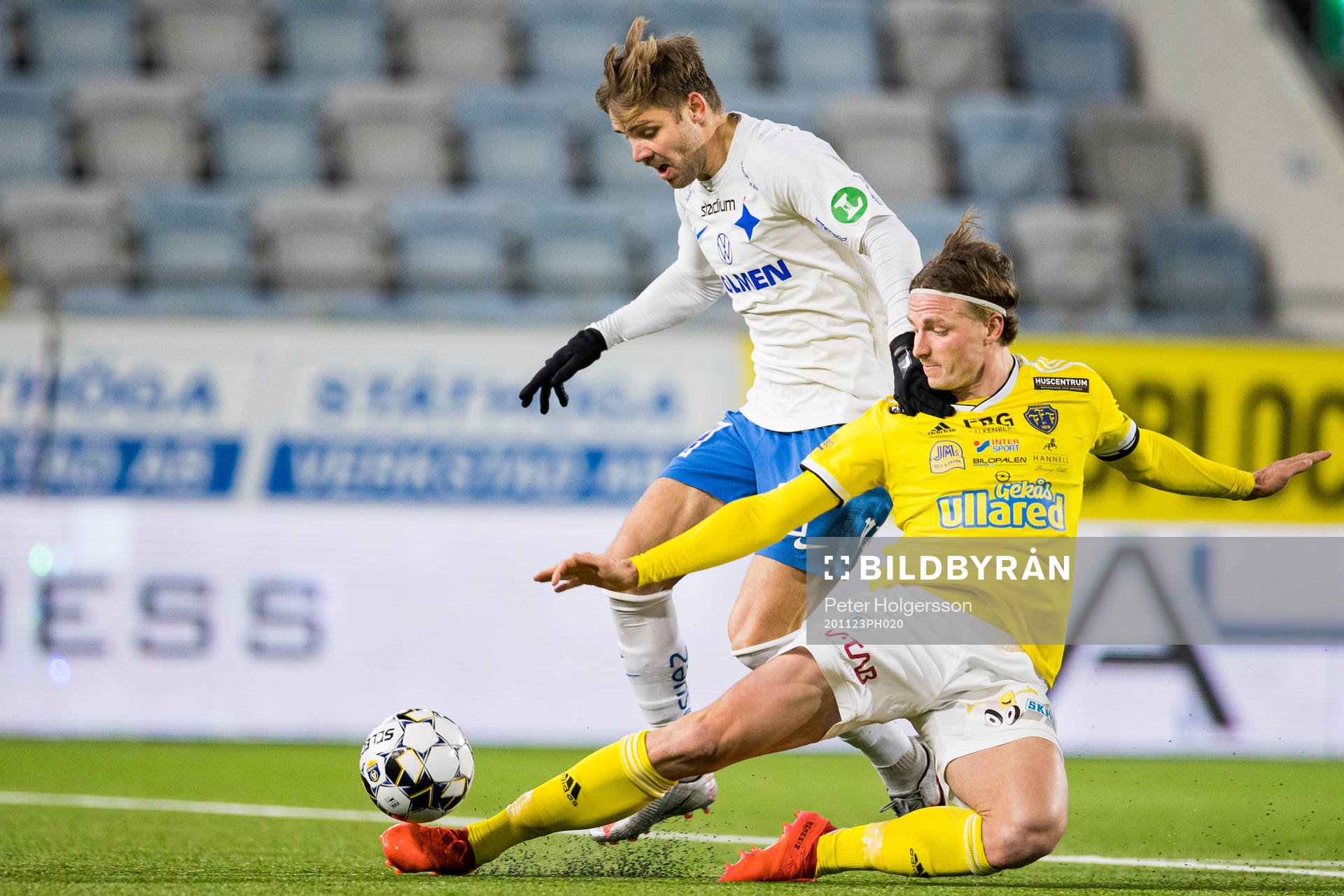 IFK Norrköpings Christoffer Nyman och Falkenbergs Carl