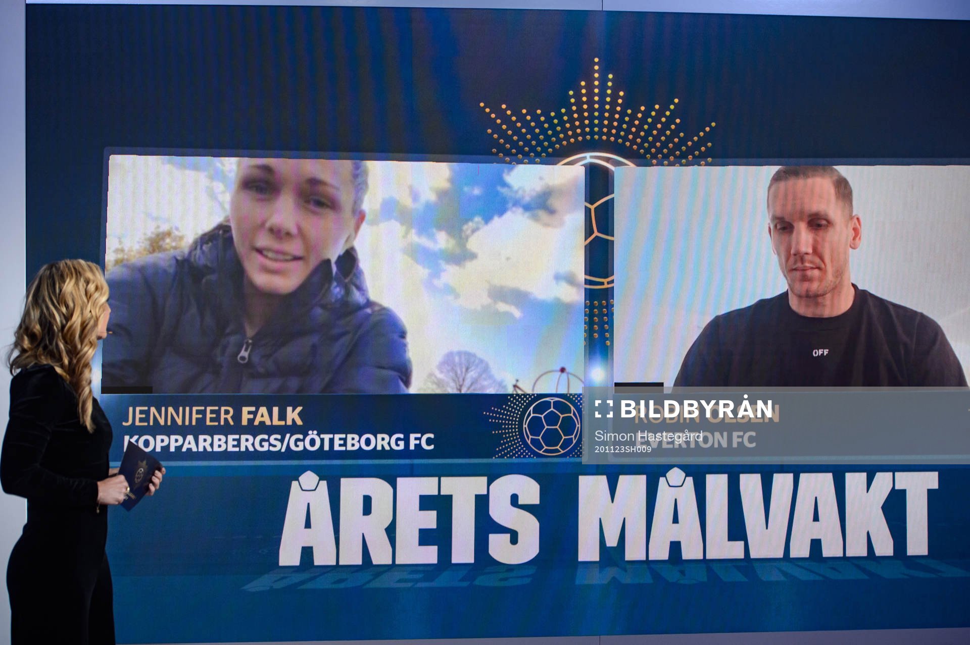 Jennifer Falk och Robin Olsen, Årets målvakt