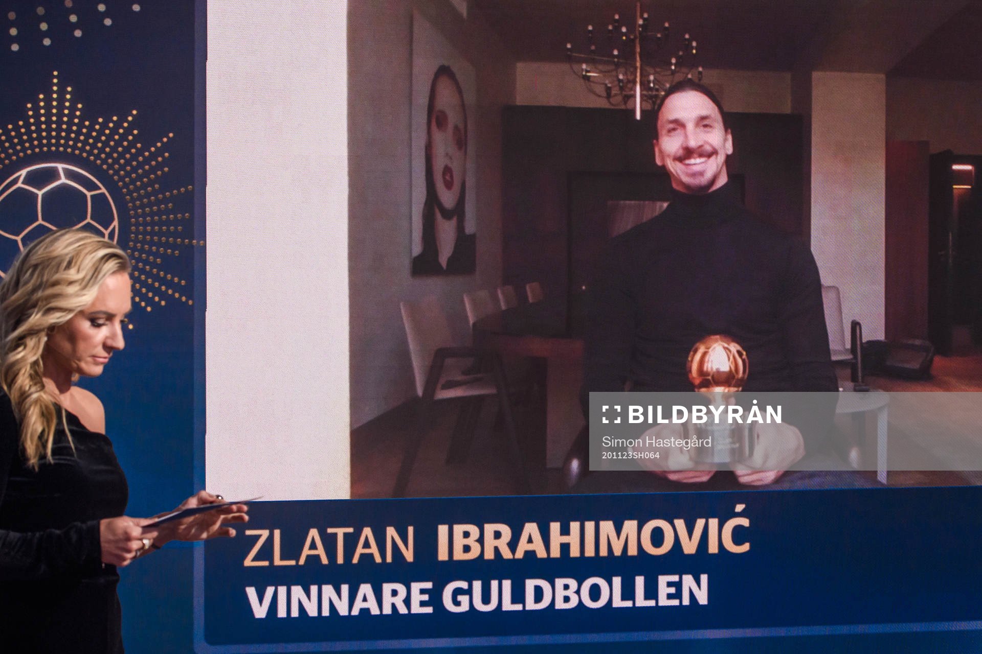 Zlatan Ibrahimovic, vinnare av Guldbollen