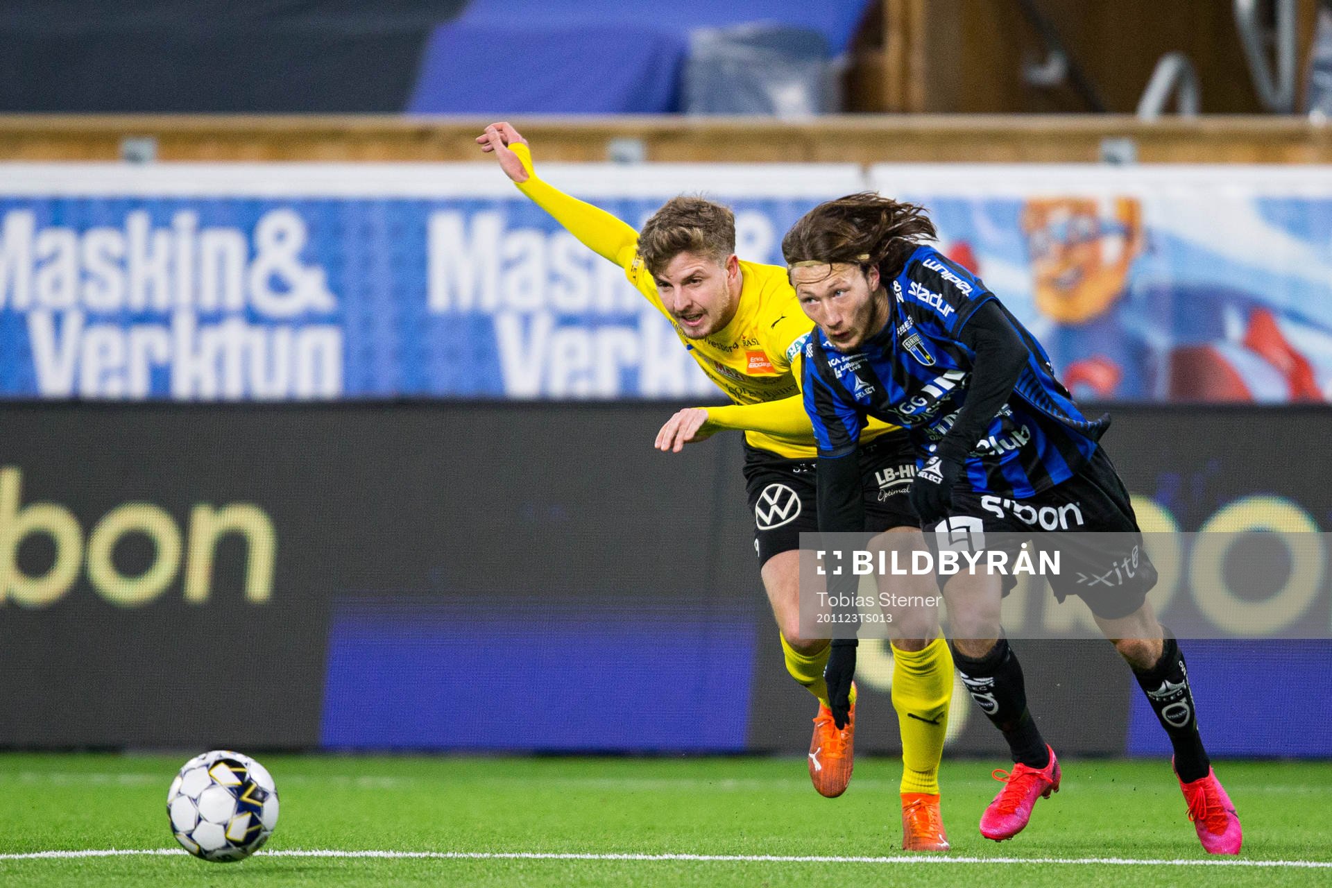 Mjällbys Joel Nilsson och Sirius Axel Björnström