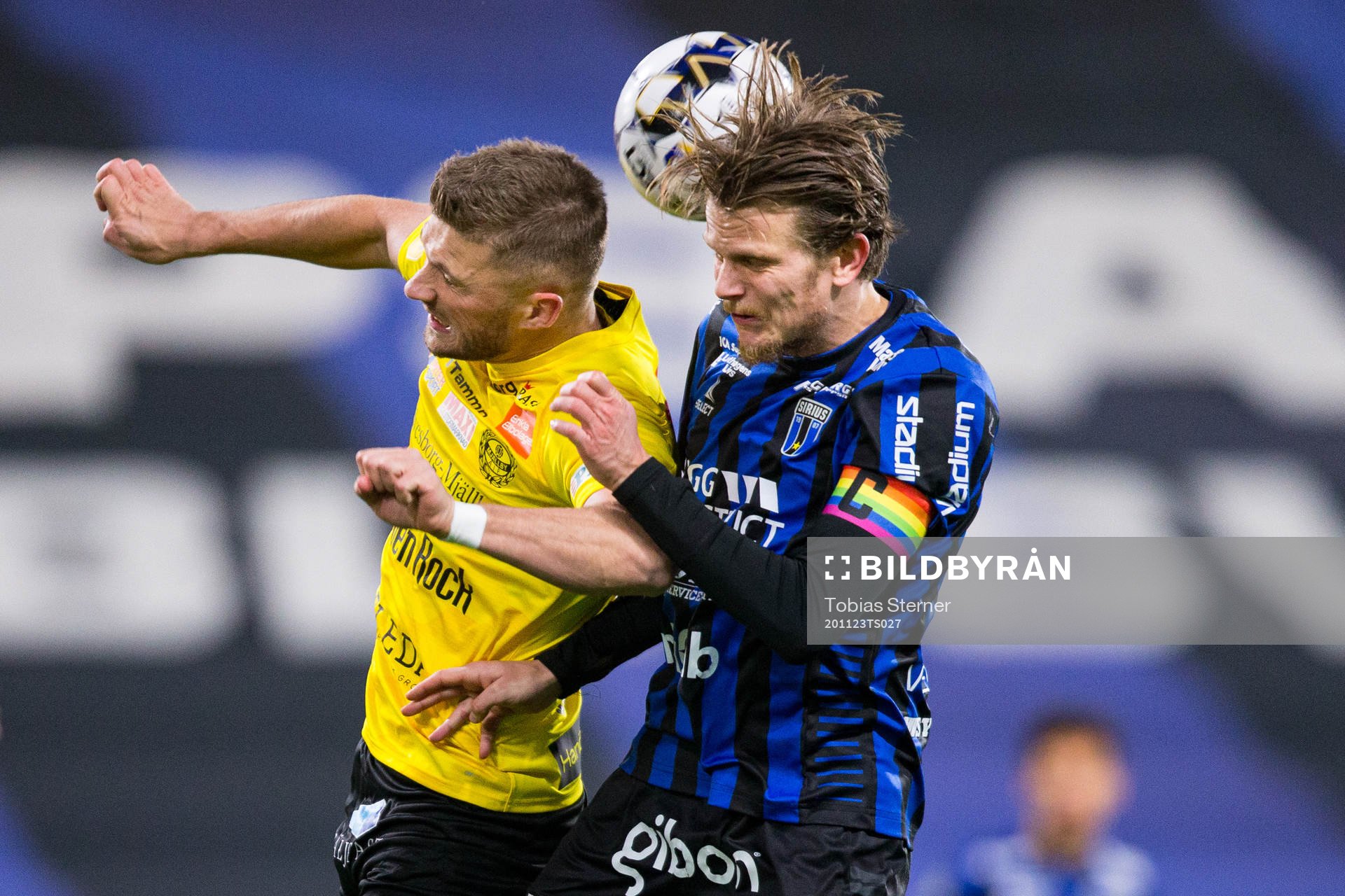 Mjällbys Erik Pärsson och Sirius Tim Björkström