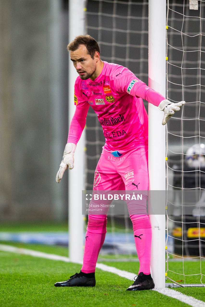 Mjällbys målvakt Carl-Johan Eriksson