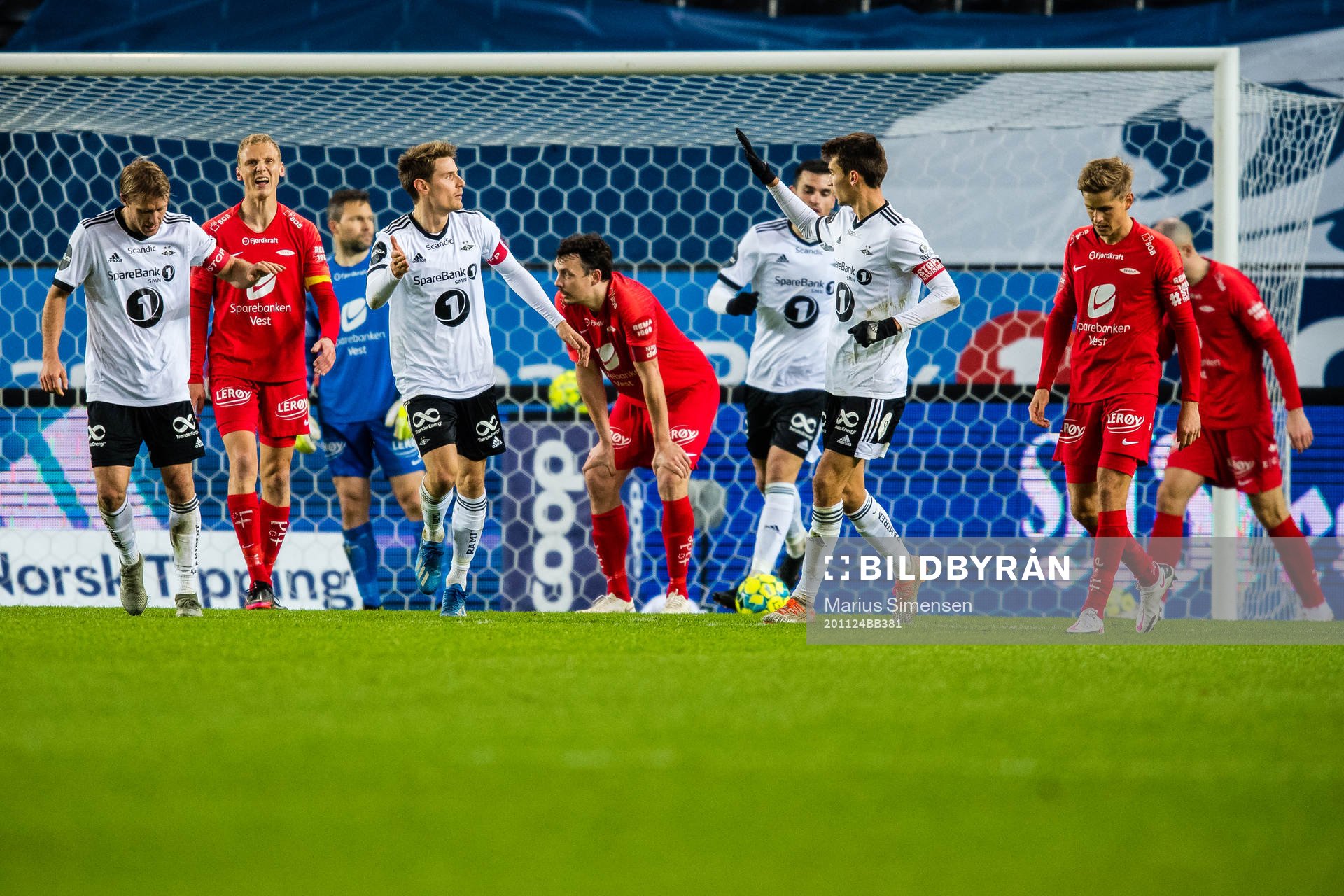 Kristoffer Ramos Barmen and Vegard Valgermo Forren of Brann