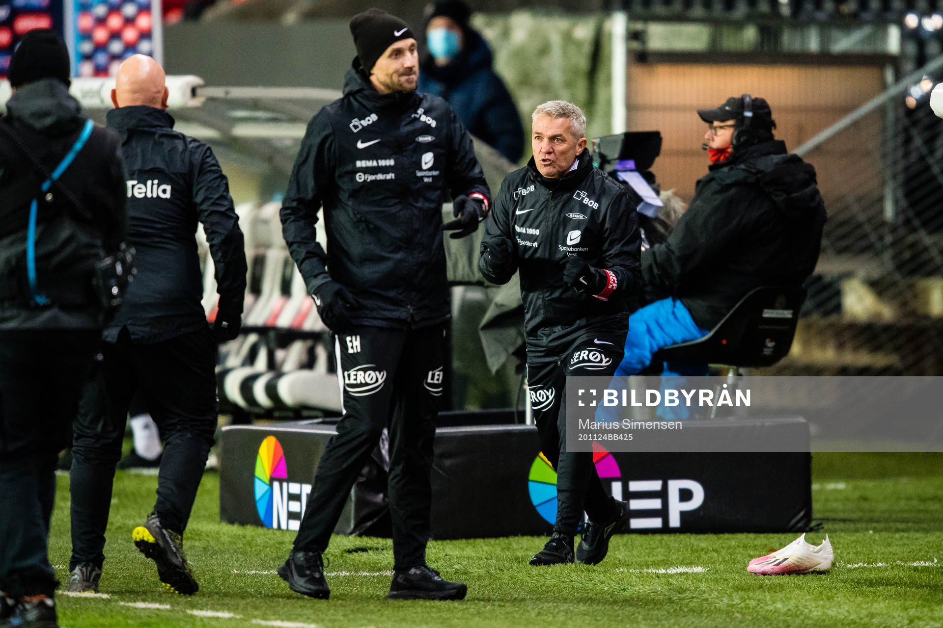 Eirik Horneland, assistant coach of Brann, and Kåre