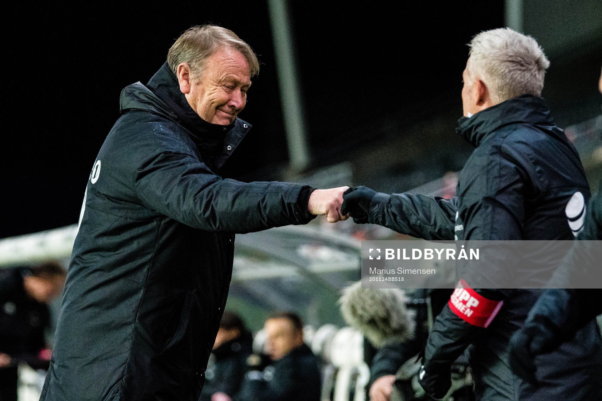 Åge Hareide, head coach of Rosenborg, and Kåre