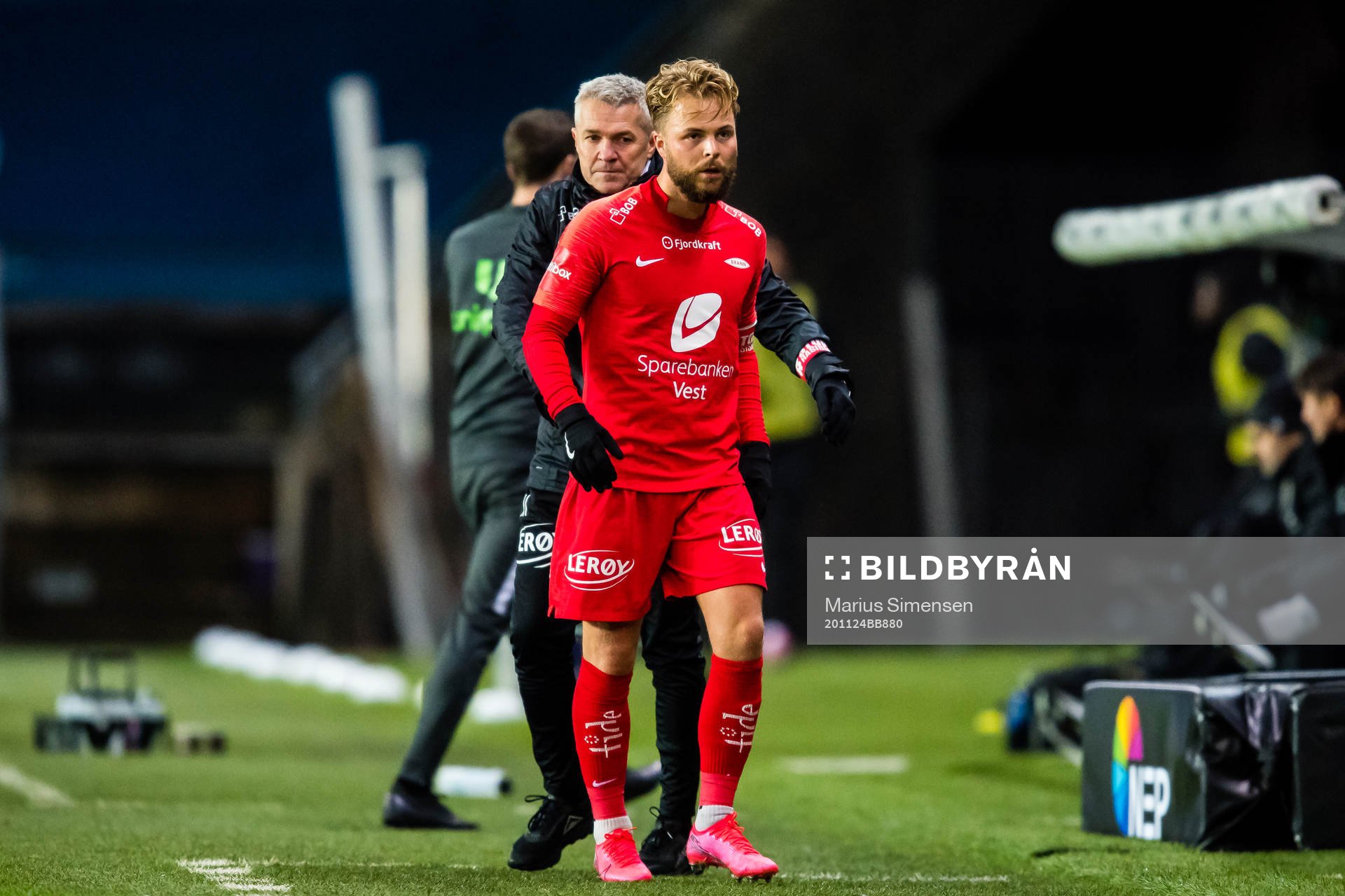 Kåre Ingebrigtsen, head coach of Brann, and Sander