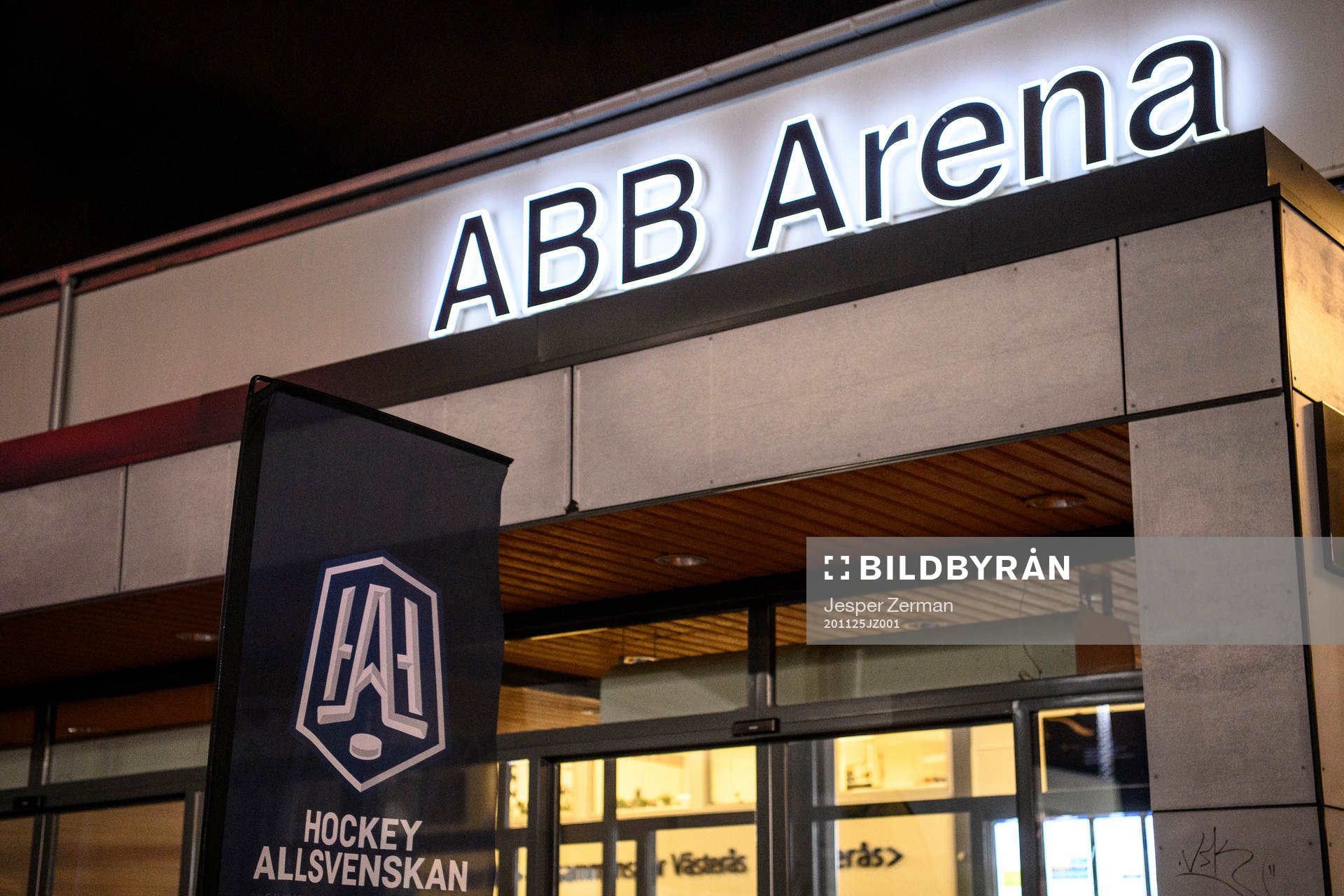 Exteriör vy av ABB Arena