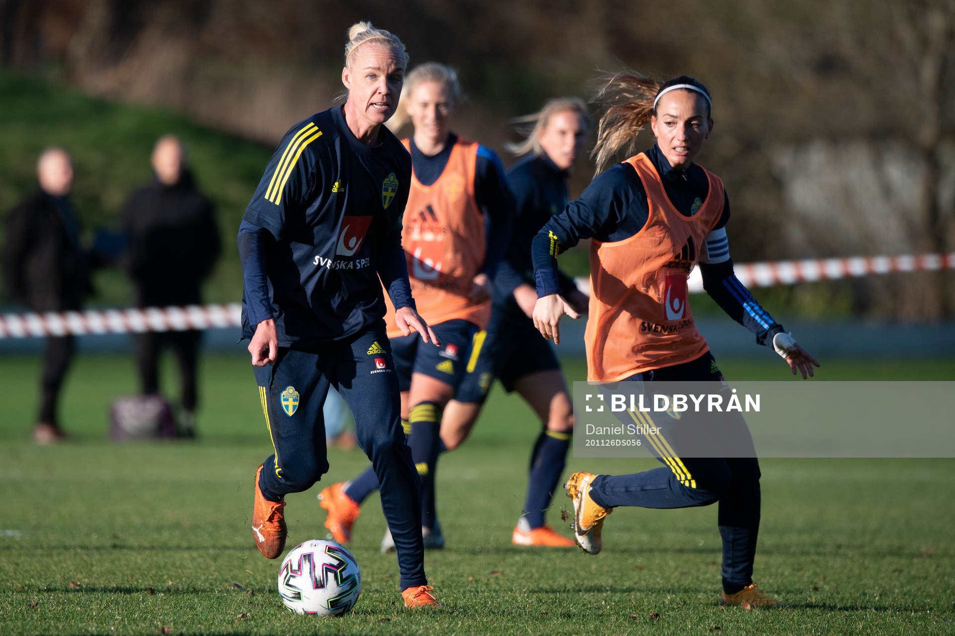 Caroline Seger och Kosovare Asllani