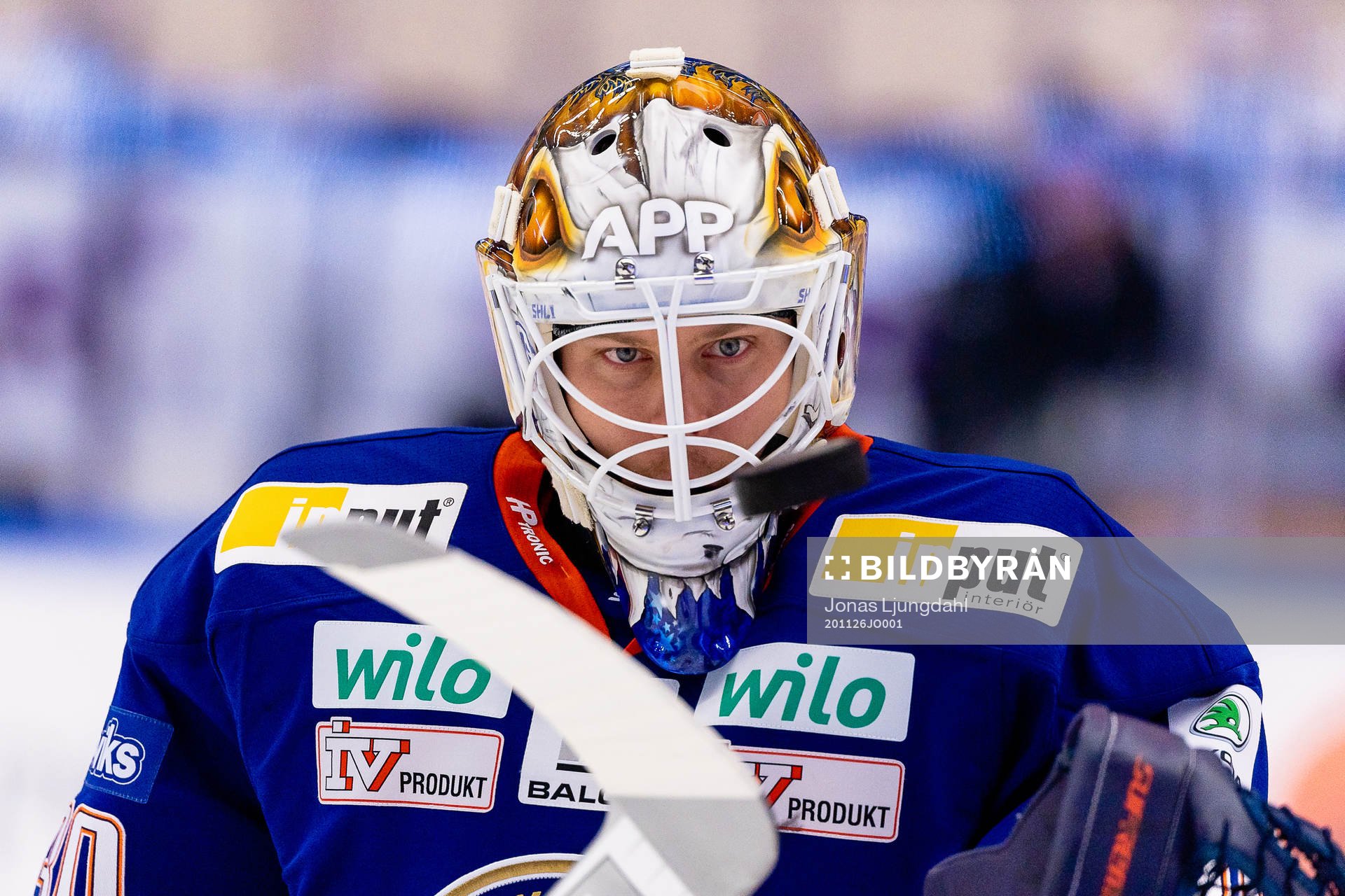 Växjös målvakt Viktor Fasth
