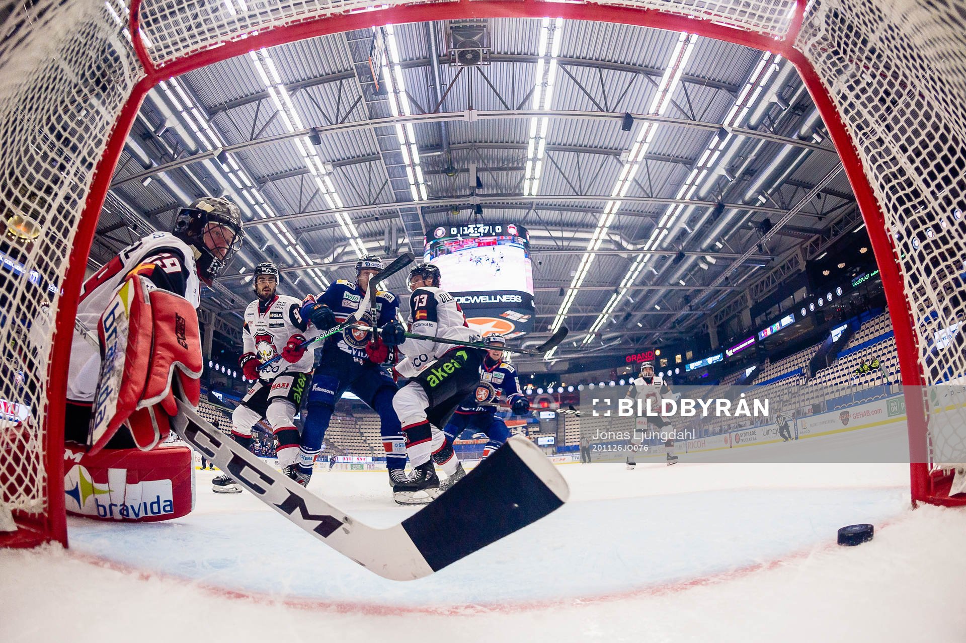 Växjös Marcus Sylvegård (ej i bild) gör mål 1-0 bakom