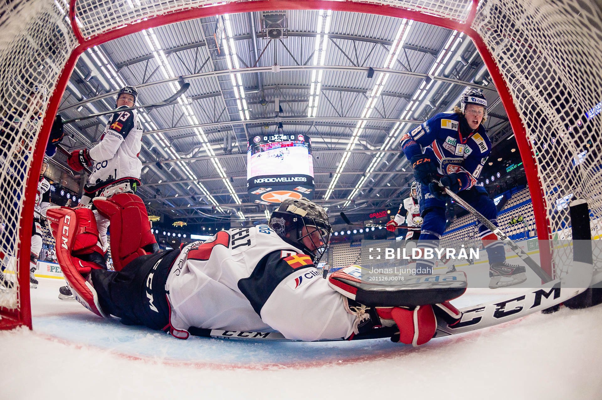 Växjös Marcus Sylvegård (ej i bild) gör mål 1-0 bakom
