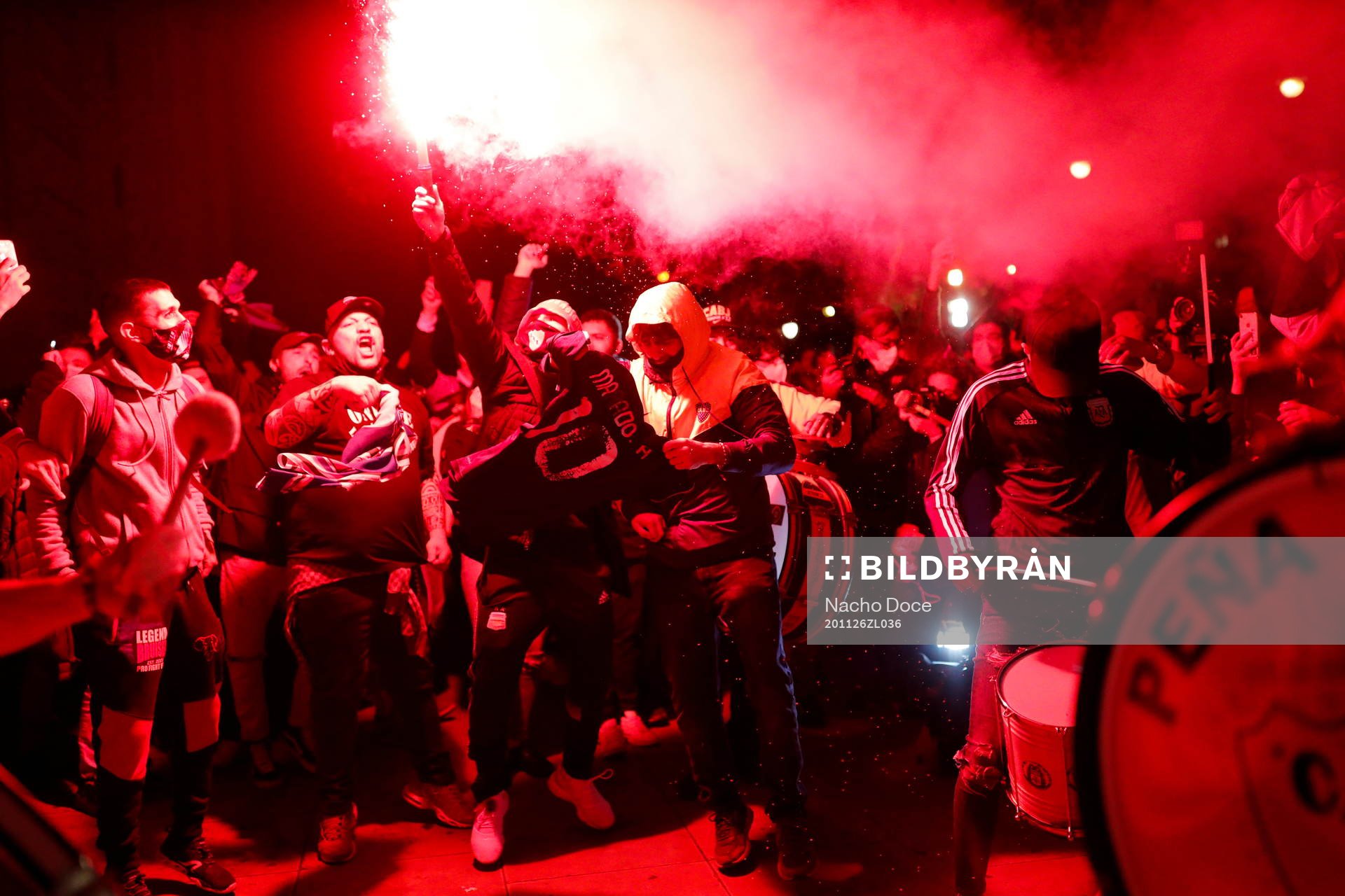 Fans pay tribute to late Argentine soccer legend Diego