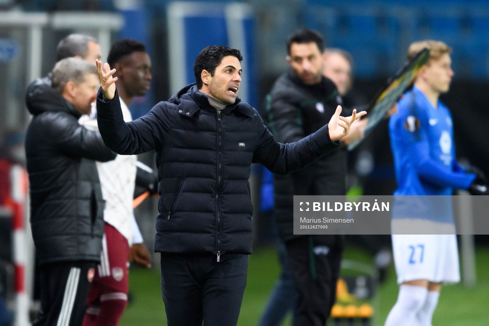 Head coach Mikel Arteta of Arsenal