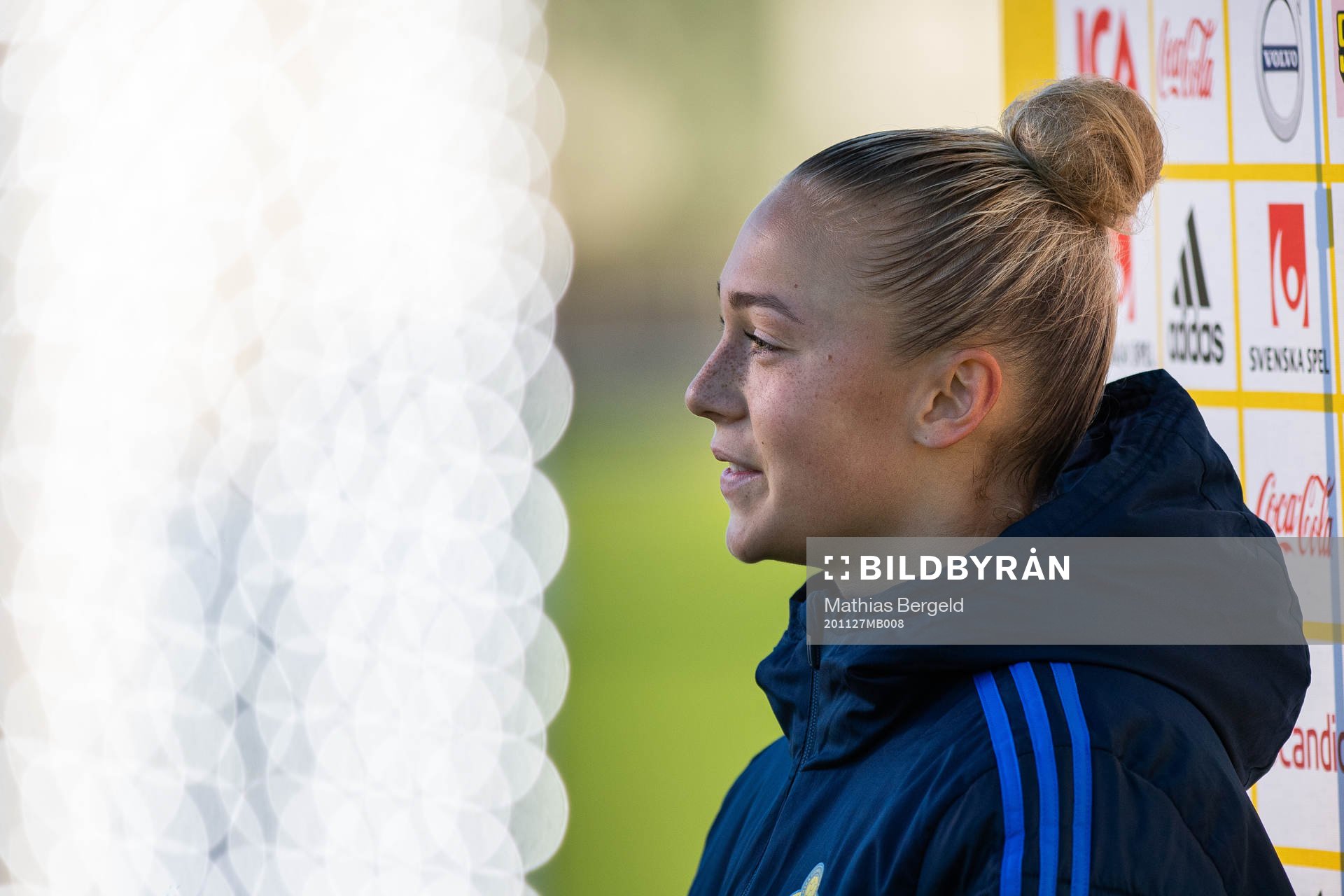 Hanna Bennison i mixade zonen