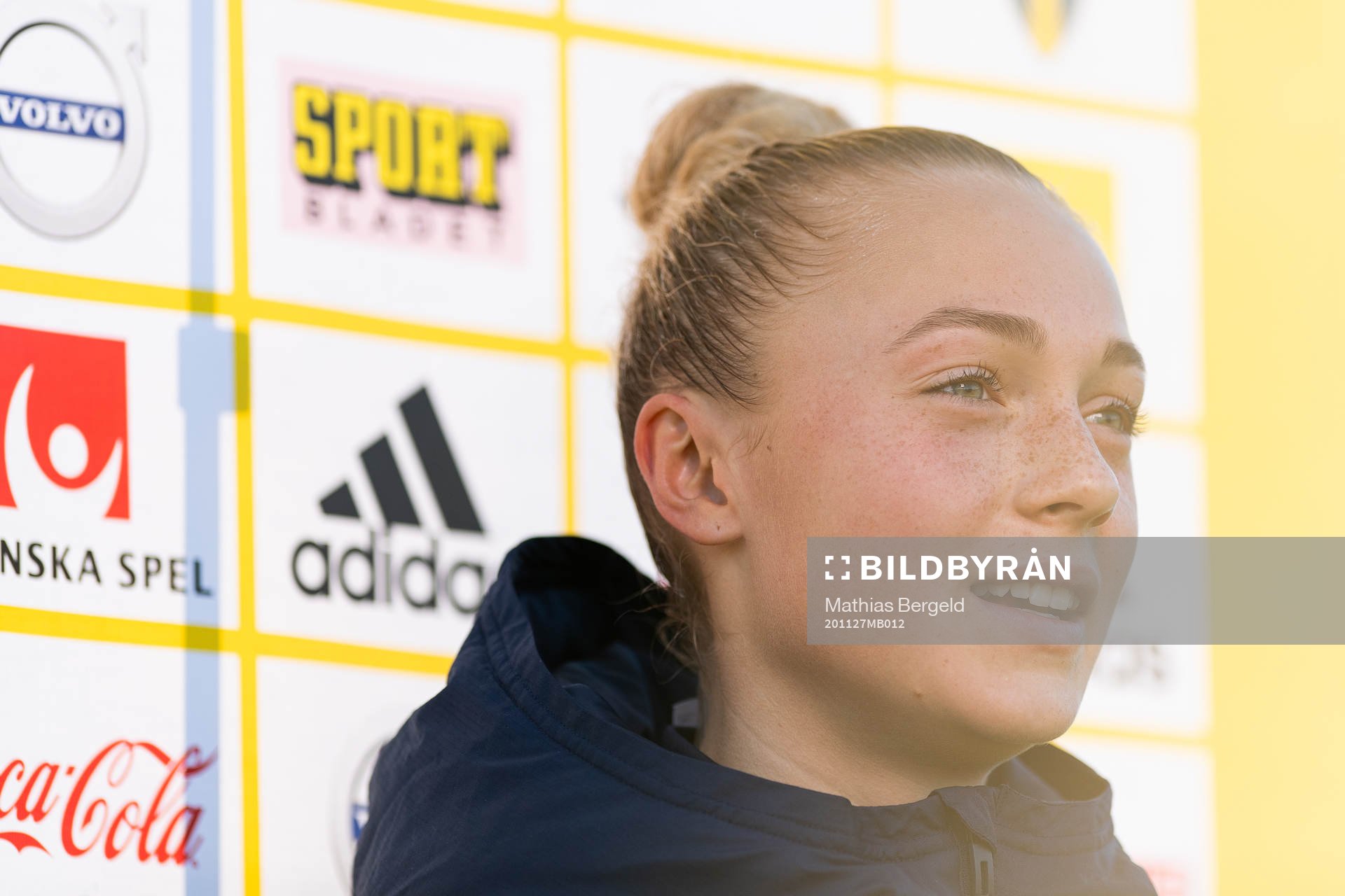 Hanna Bennison i mixade zonen