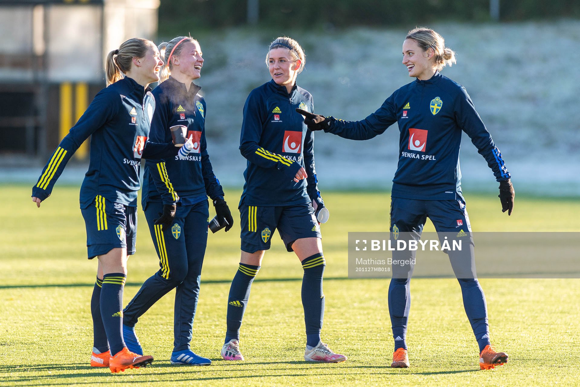 Hanna Glas, Magdalena Eriksson, Olivia Schough och Nathalie