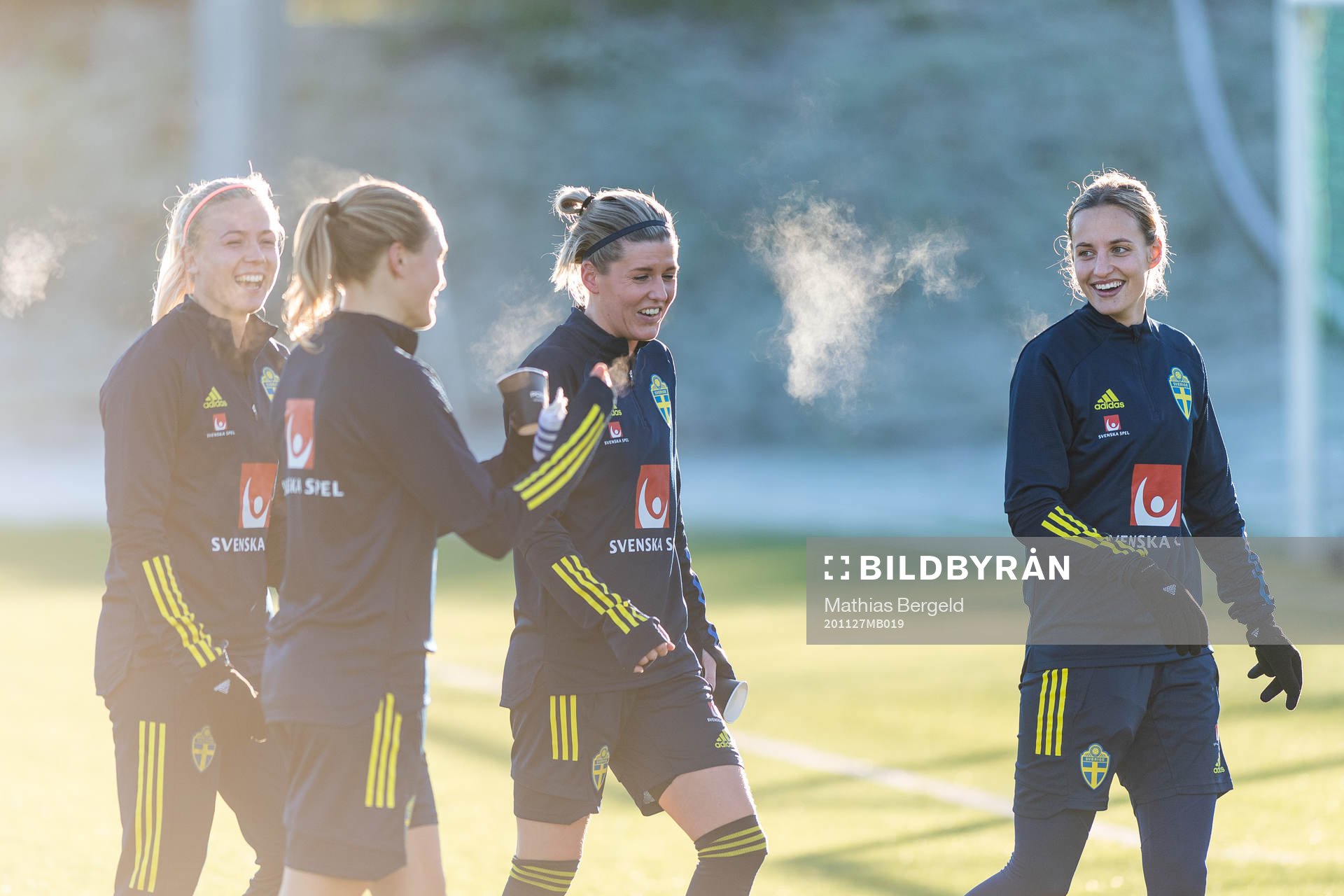Hanna Glas, Magdalena Eriksson, Olivia Schough och Nathalie