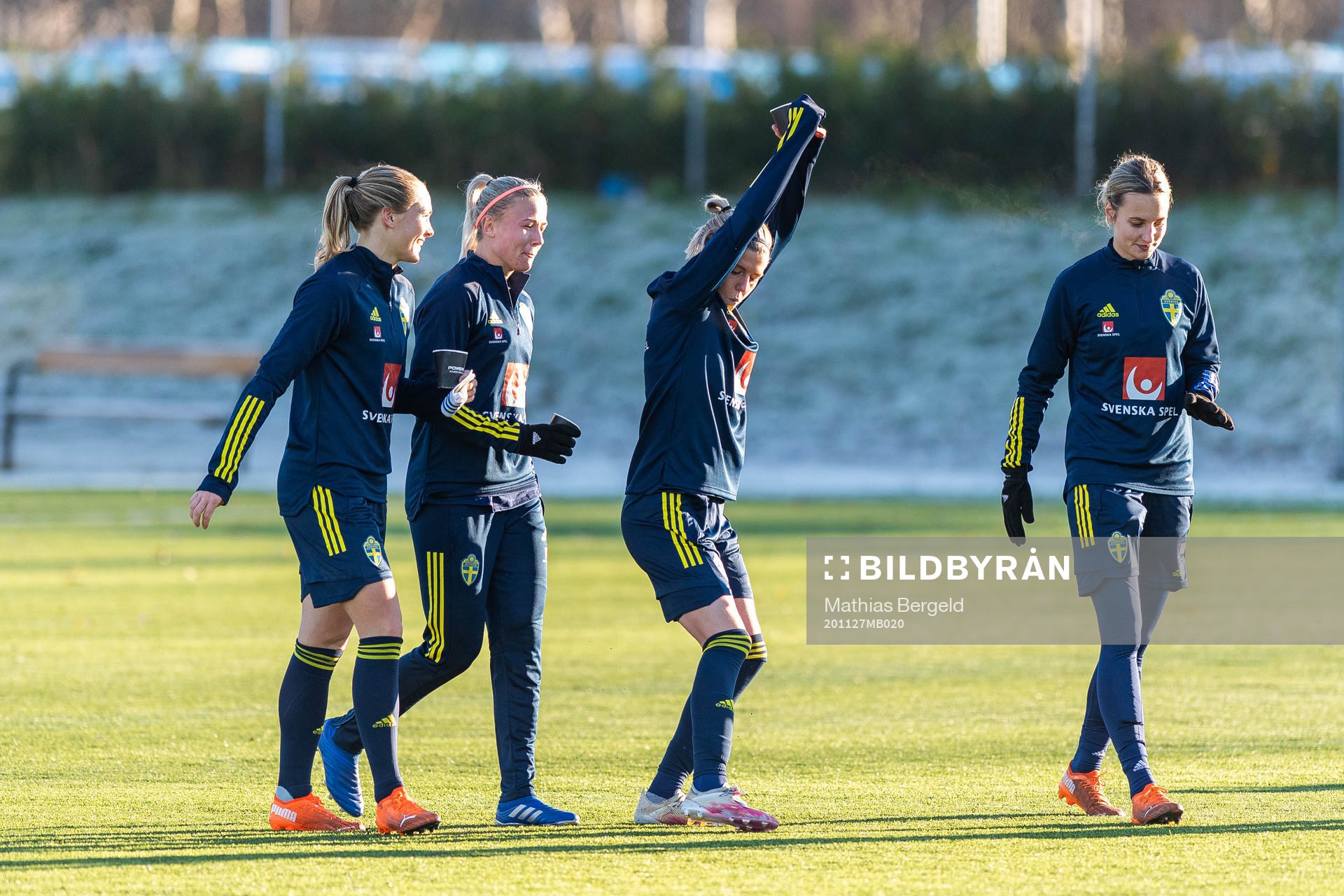 Hanna Glas, Magdalena Eriksson, Olivia Schough och Nathalie