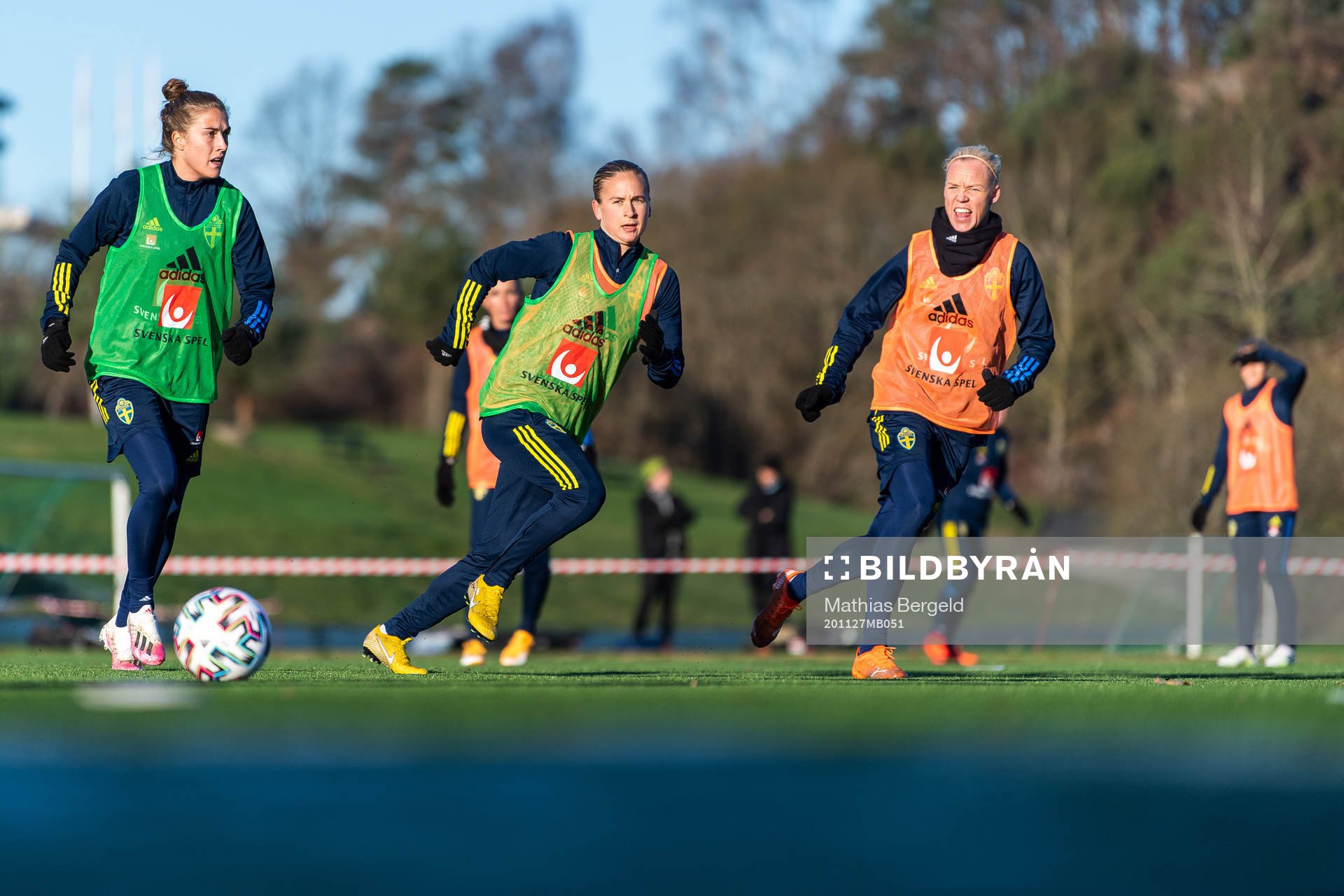 Filippa Angeldal, Filippa Curmark och Caroline Seger