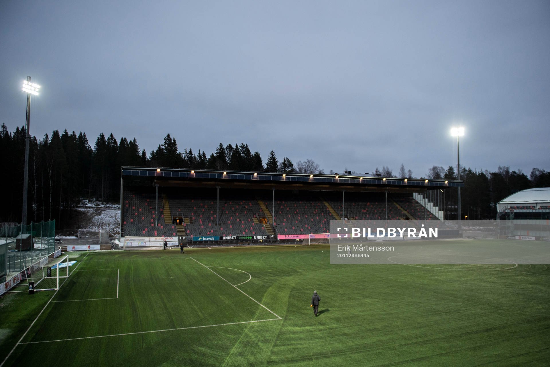 Interiör av Umeå Energi Arena