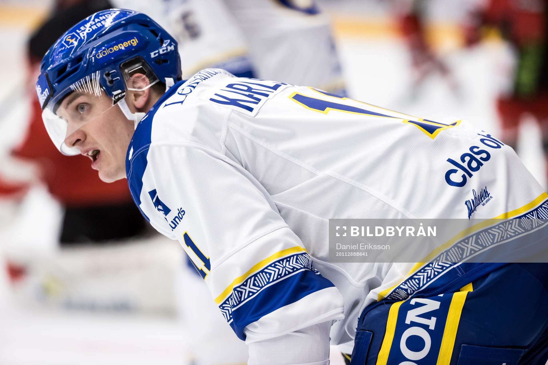Leksands Martin Karlsson i Leksands nya matchtröja