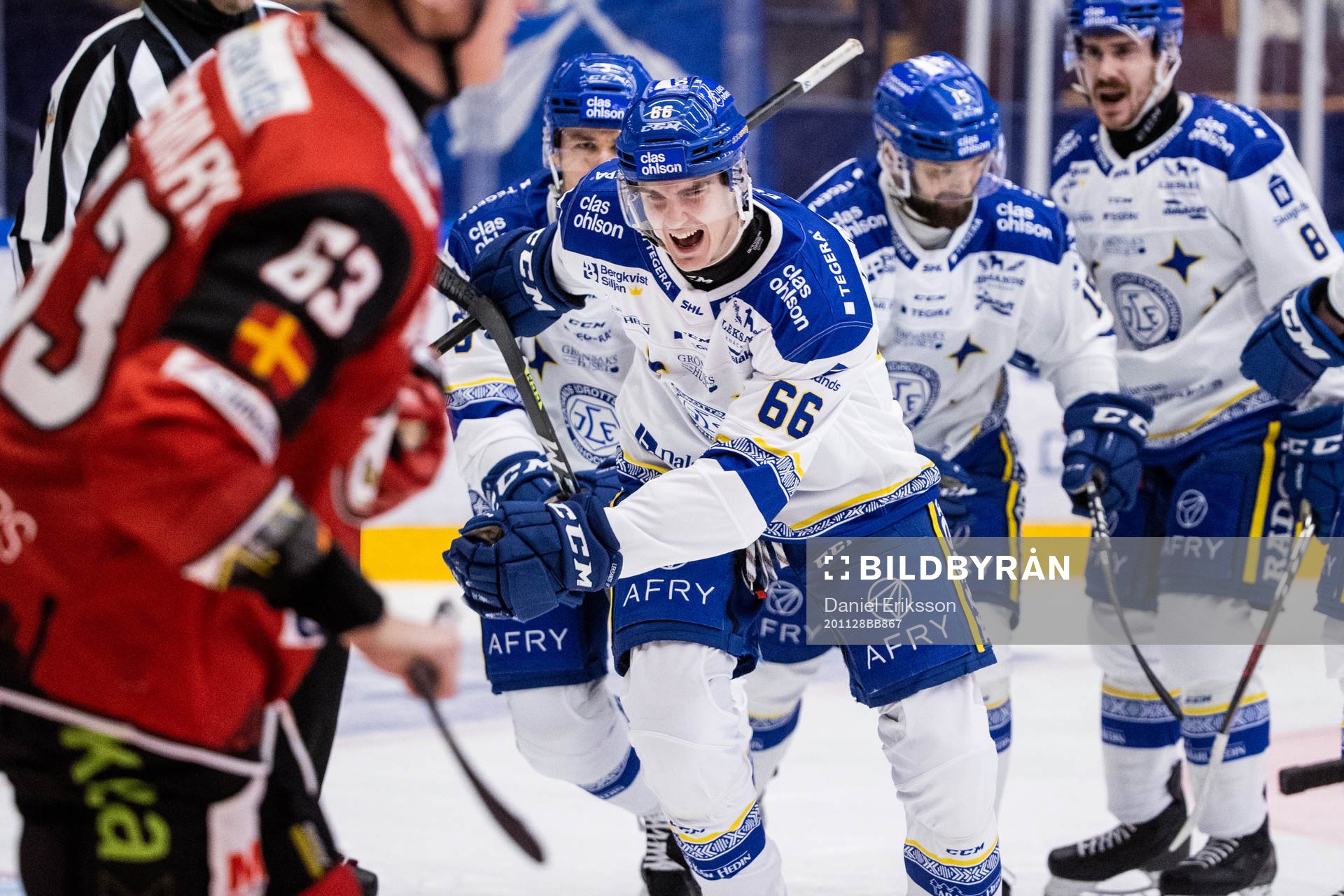 Leksands Nils Åman jublar