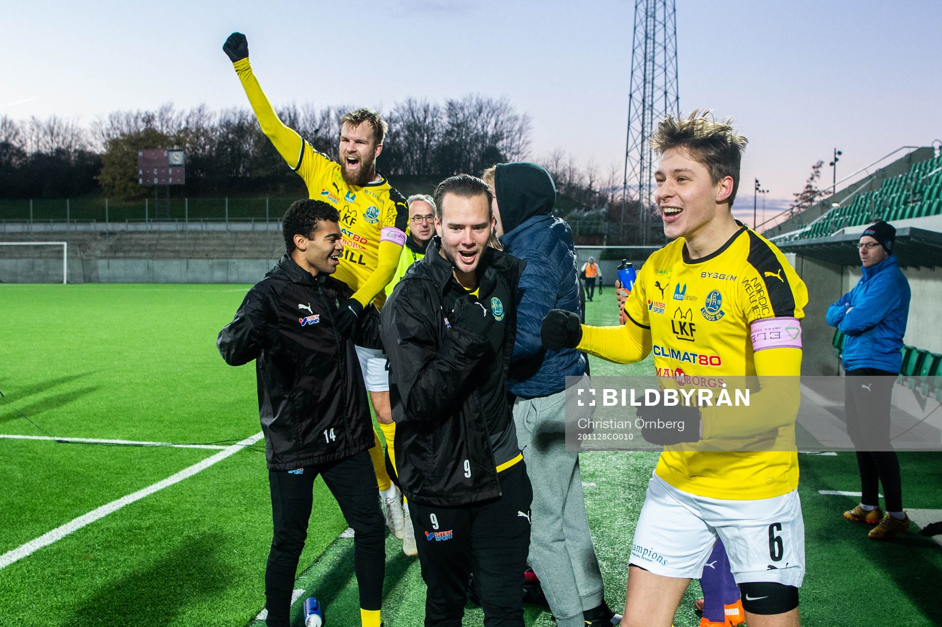 Lunds Gustav Båth Sågänger jublar