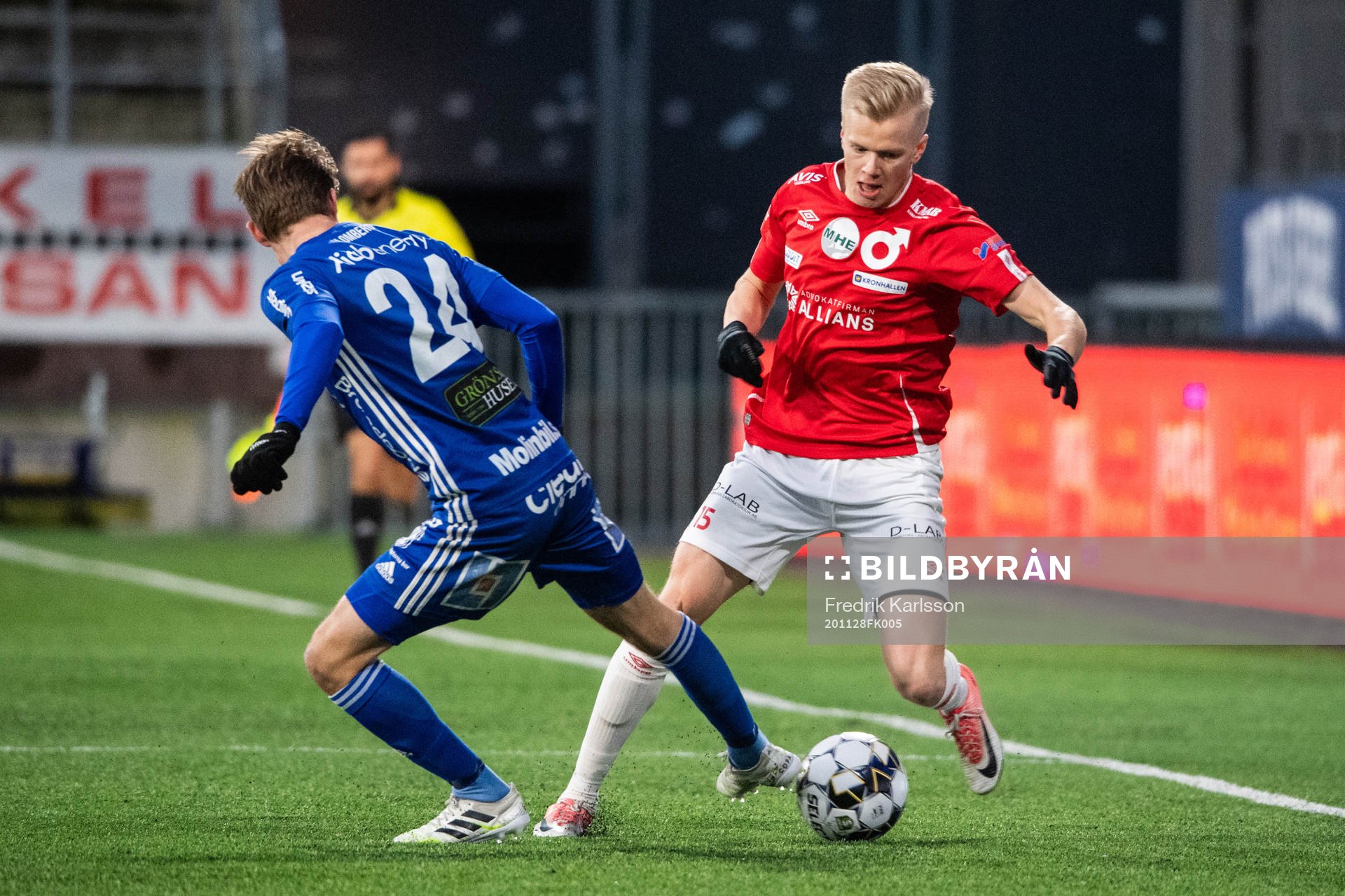 Sundsvalls Johan Blomberg och Degerfors Axel Lindahl