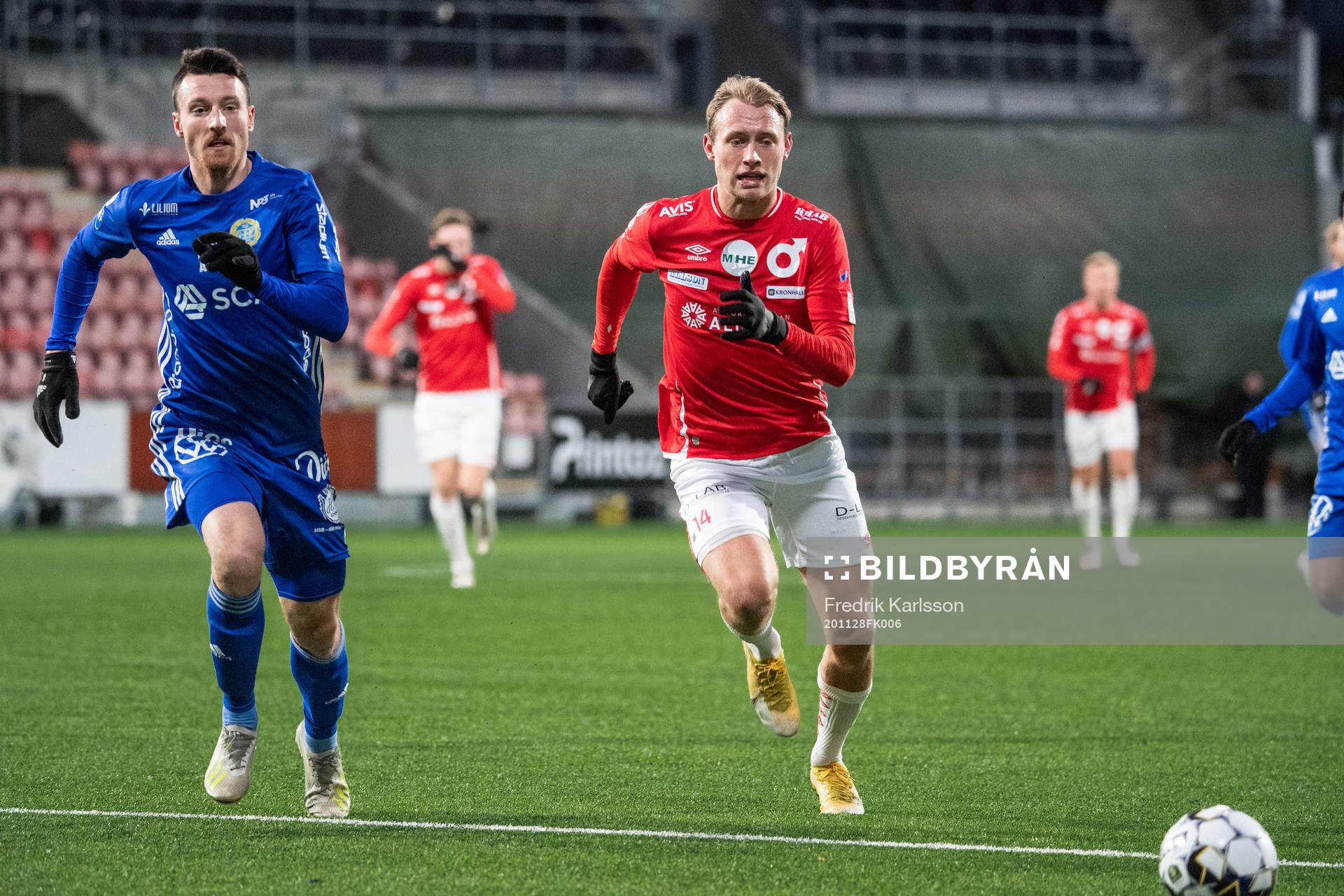 Sundsvalls Alexander Blomqvist och Degerfors Villiam