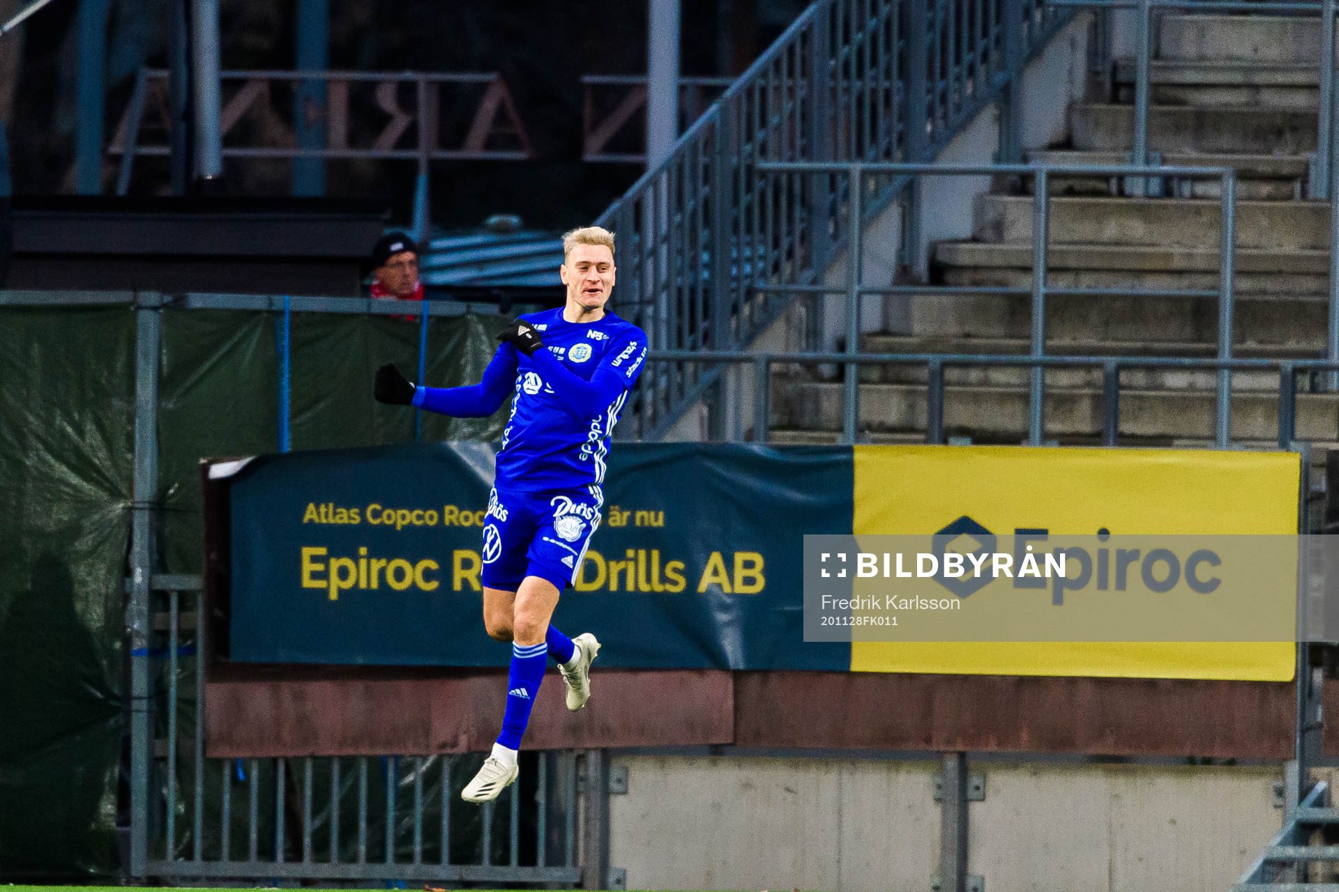 Sundsvalls Jamie Ryan Hopcutt jublar