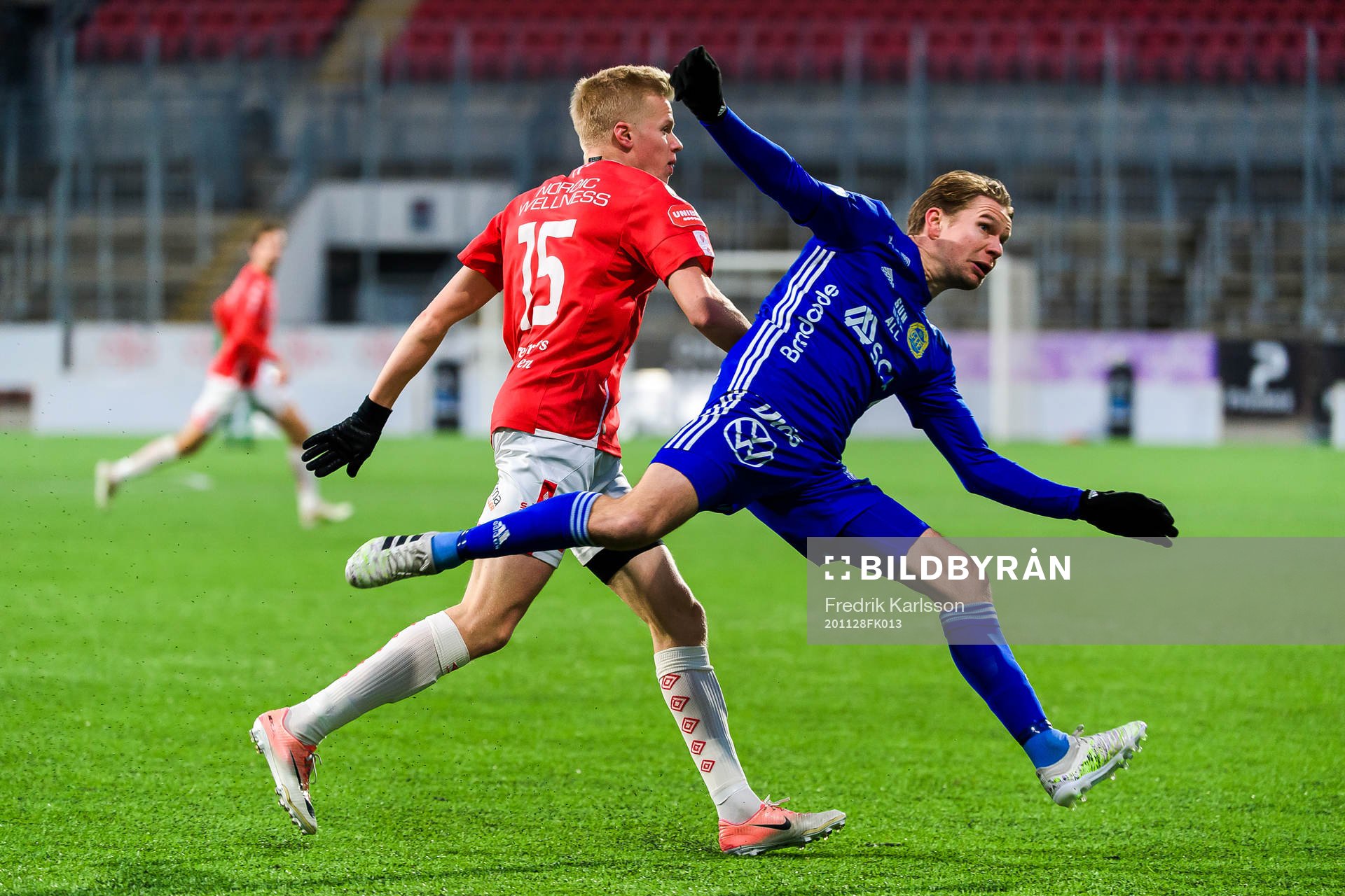 Degerfors Axel Lindahl och Sundsvalls Johan Blomberg