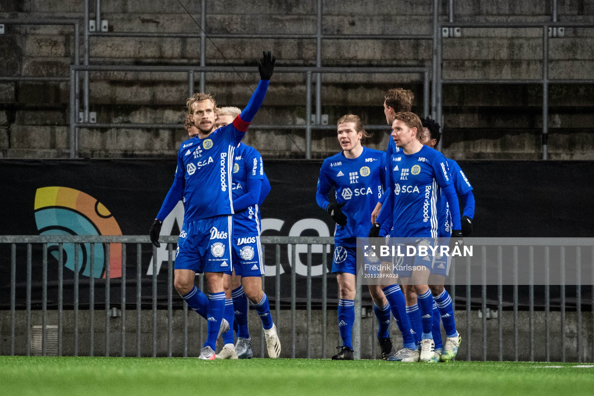 Sundsvalls Pontus Engblom jublar
